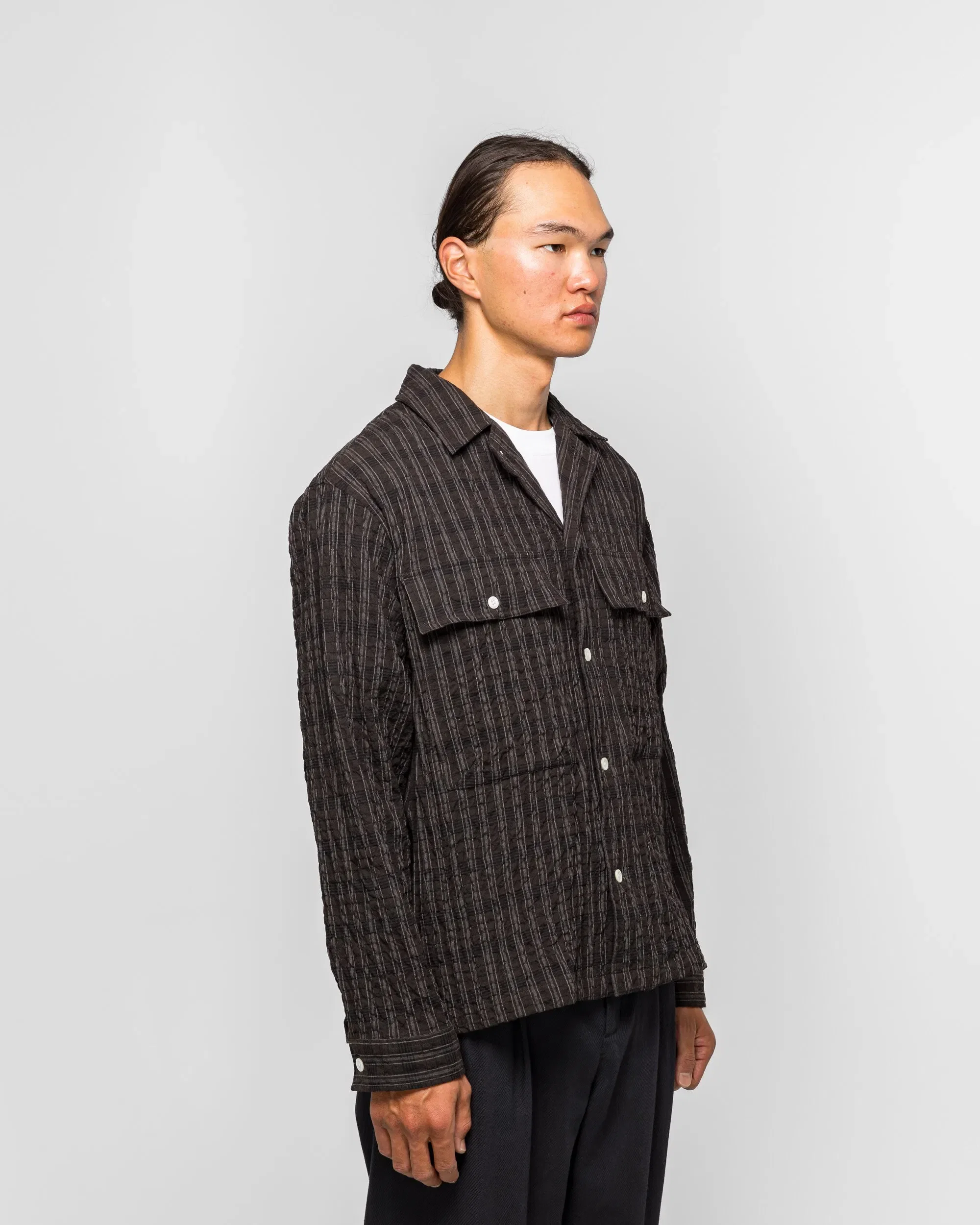 Norse Projects Mols Hunting Check Shirt - Delicioso Brown