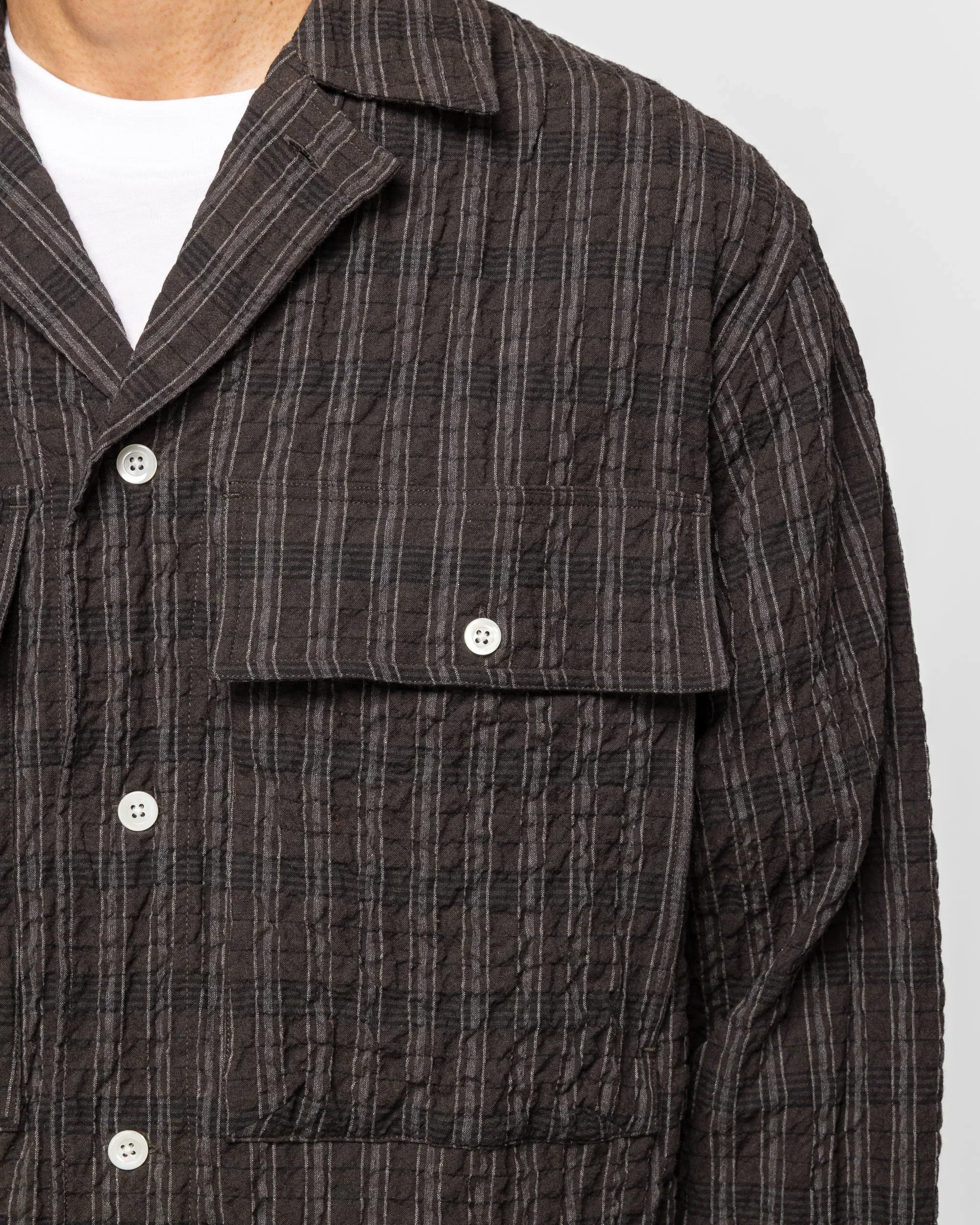 Norse Projects Mols Hunting Check Shirt - Delicioso Brown
