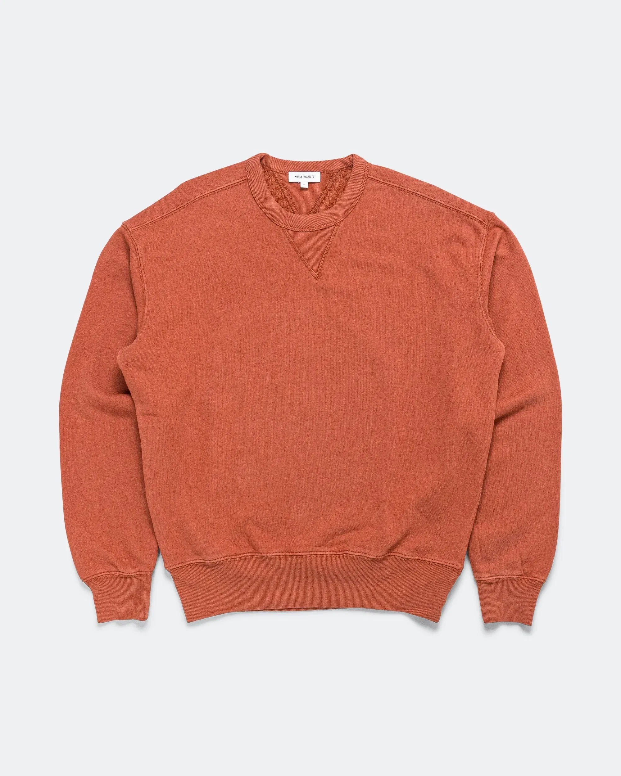 Norse Projects Kulhuse Cotton Linen Loopback Sweatshirt - Cowhide