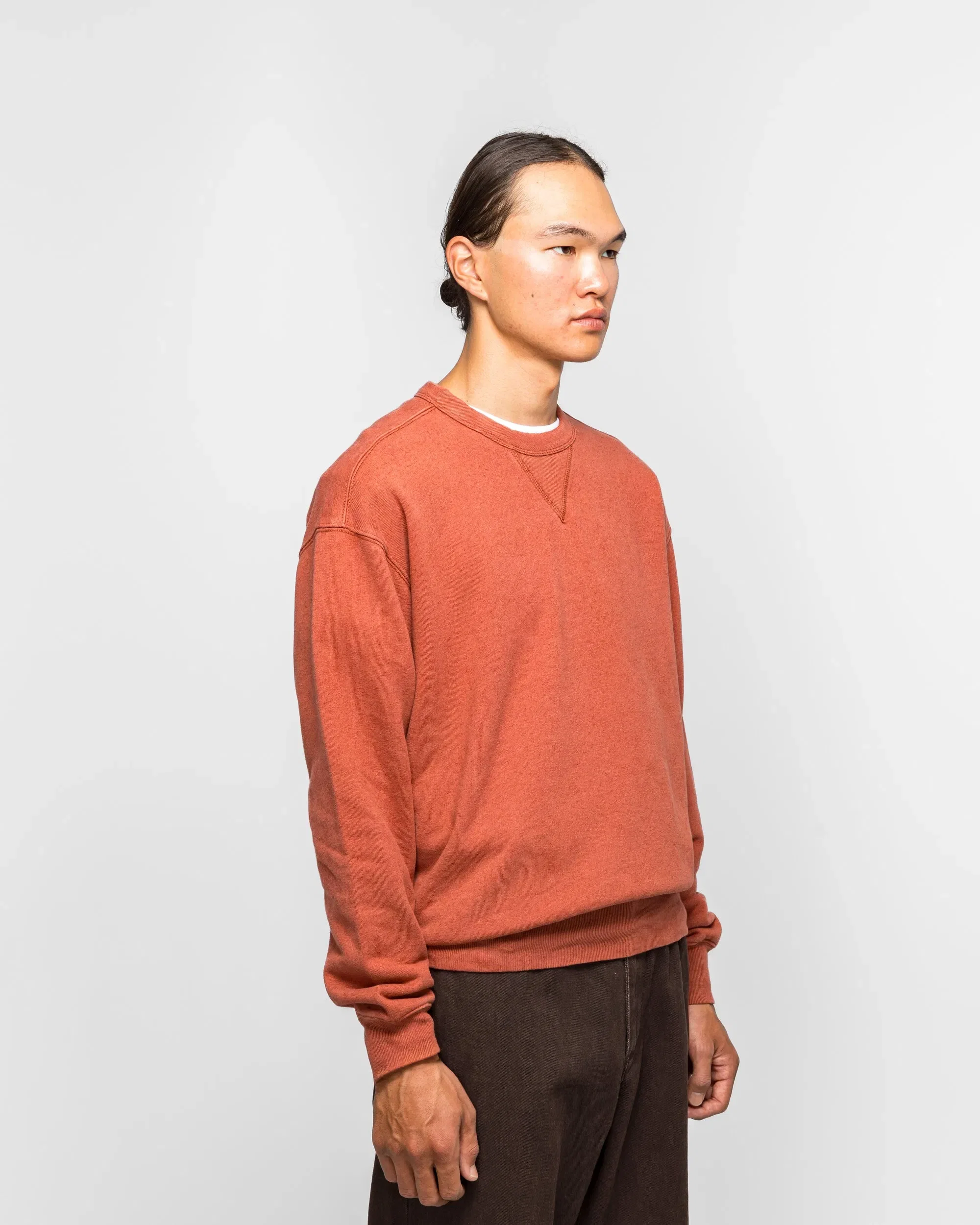 Norse Projects Kulhuse Cotton Linen Loopback Sweatshirt - Cowhide