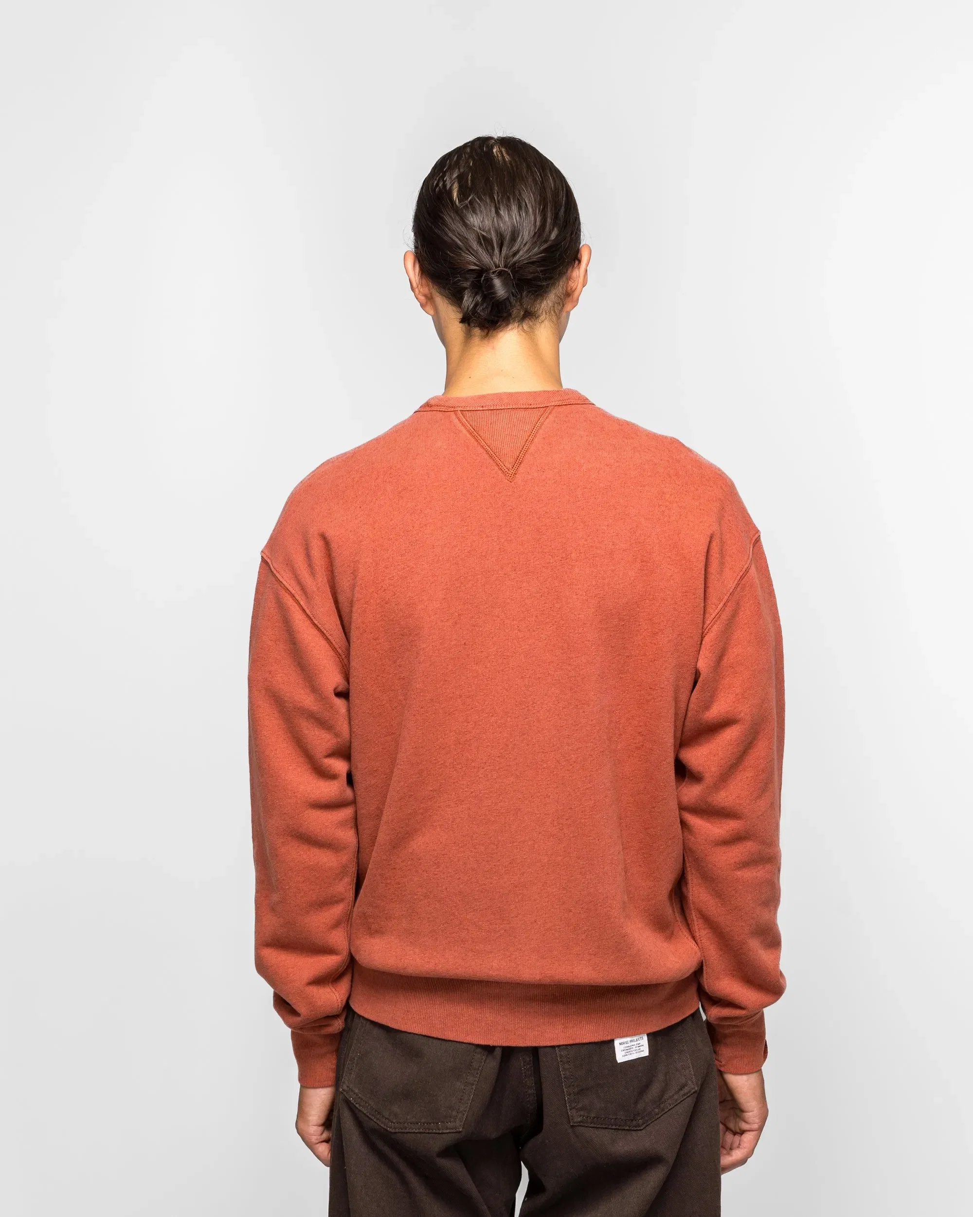 Norse Projects Kulhuse Cotton Linen Loopback Sweatshirt - Cowhide