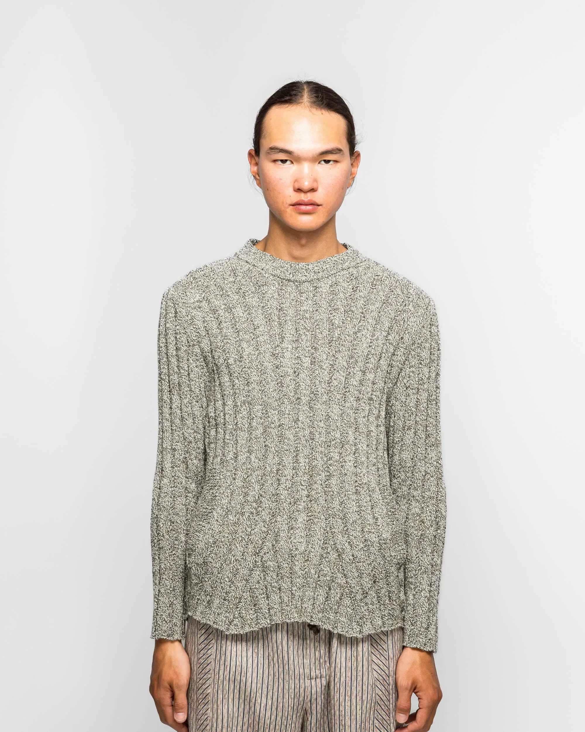 Kiko Kostadinov Kada Knit Pullover - Grey Melange