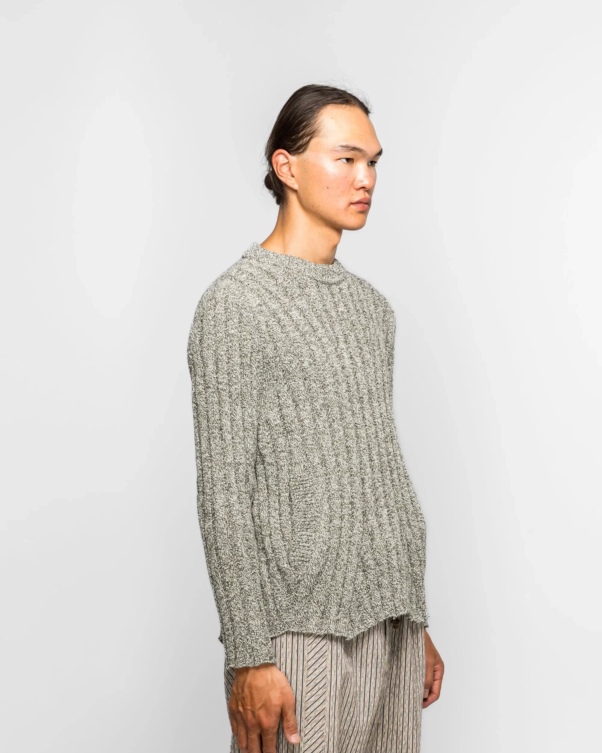 Kiko Kostadinov Kada Knit Pullover - Grey Melange
