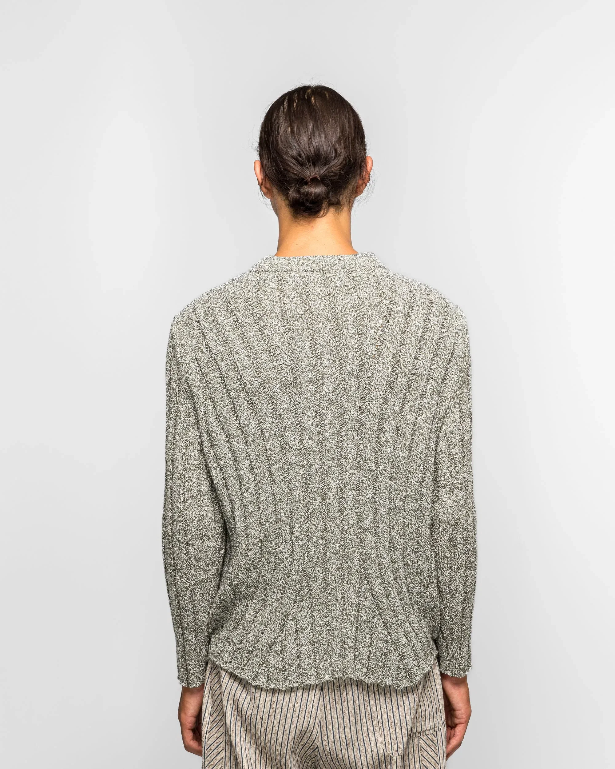 Kiko Kostadinov Kada Knit Pullover - Grey Melange