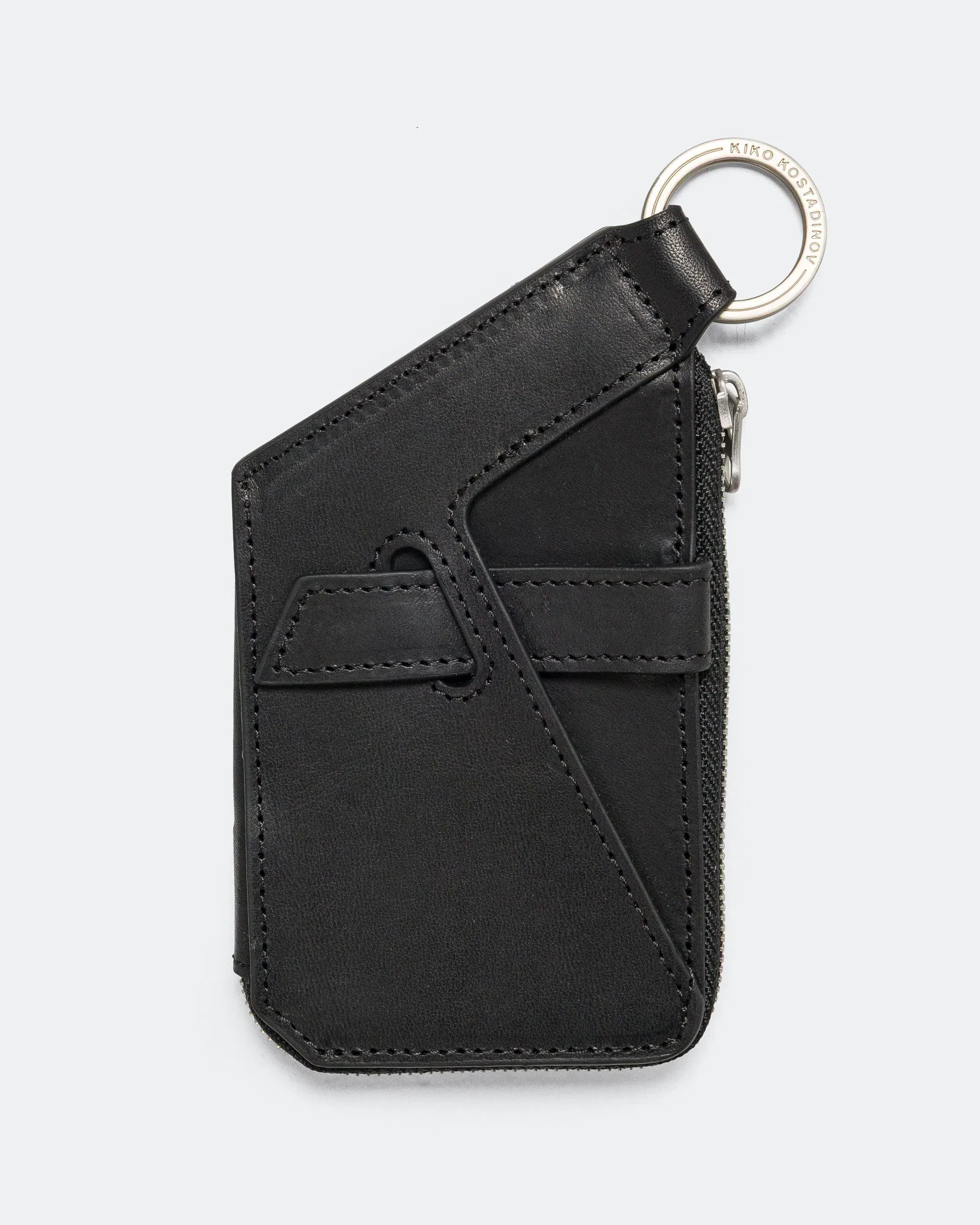 Kiko Kostadinov Ohne Wallet - Obsidian Black Leather