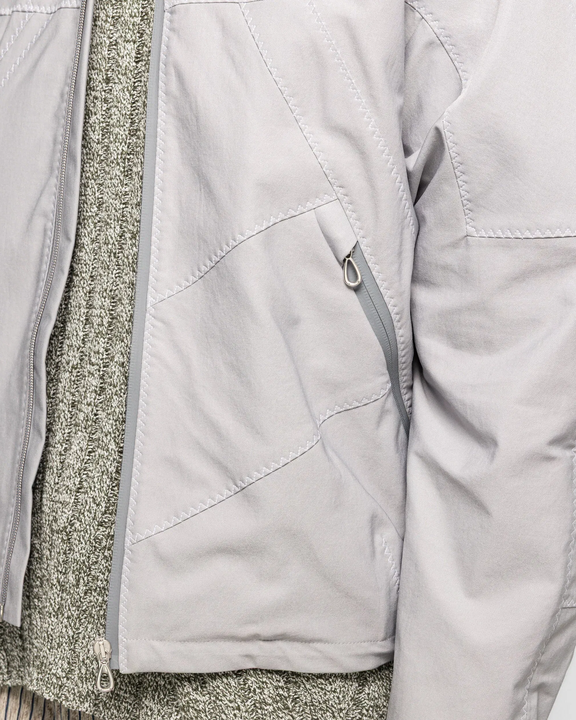 Kiko Kostadinov Fosco Jacket - Pebble Grey Strech Twill