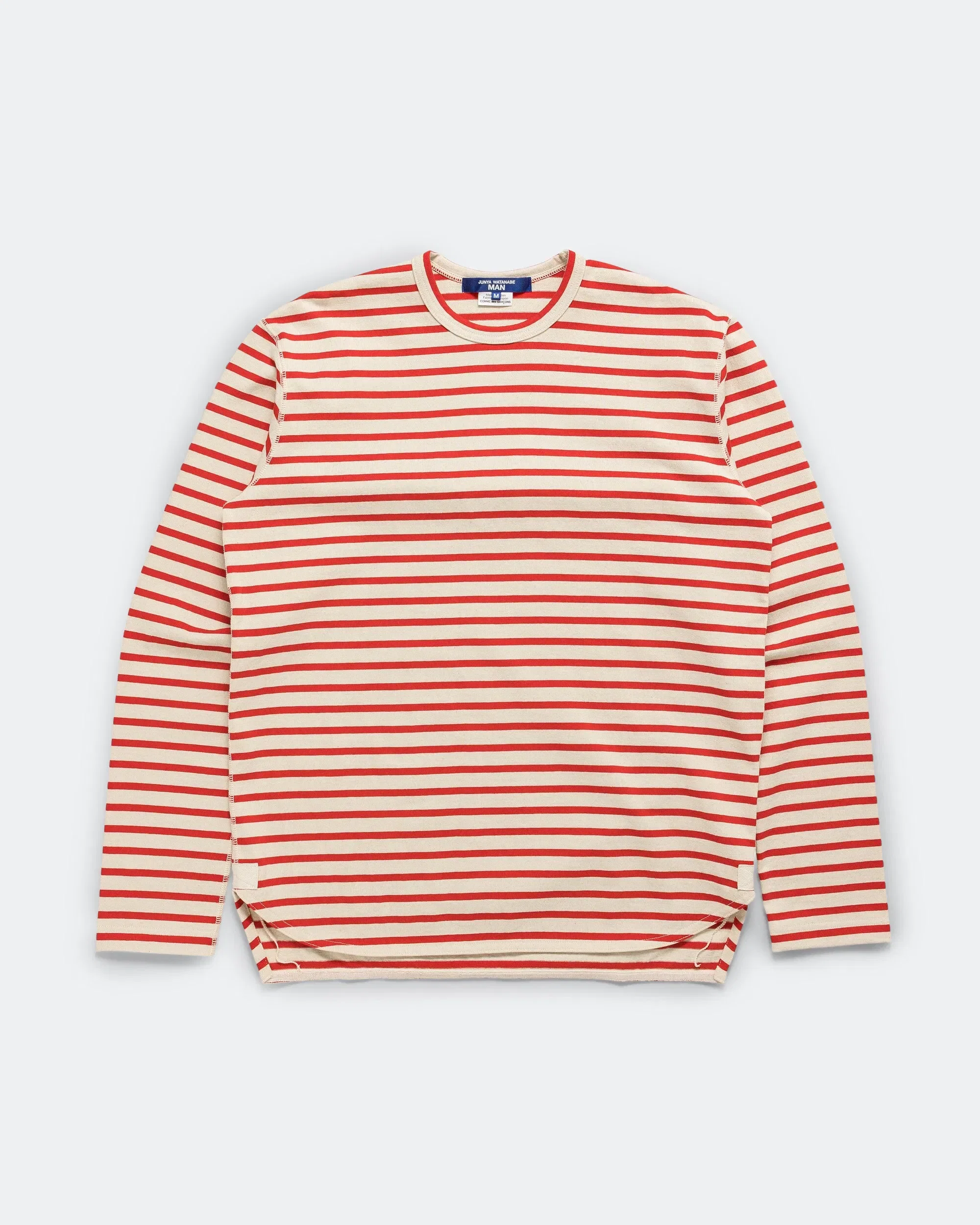 Junya Watanabe MAN Long Sleeve T-Shirt - Natural/Red