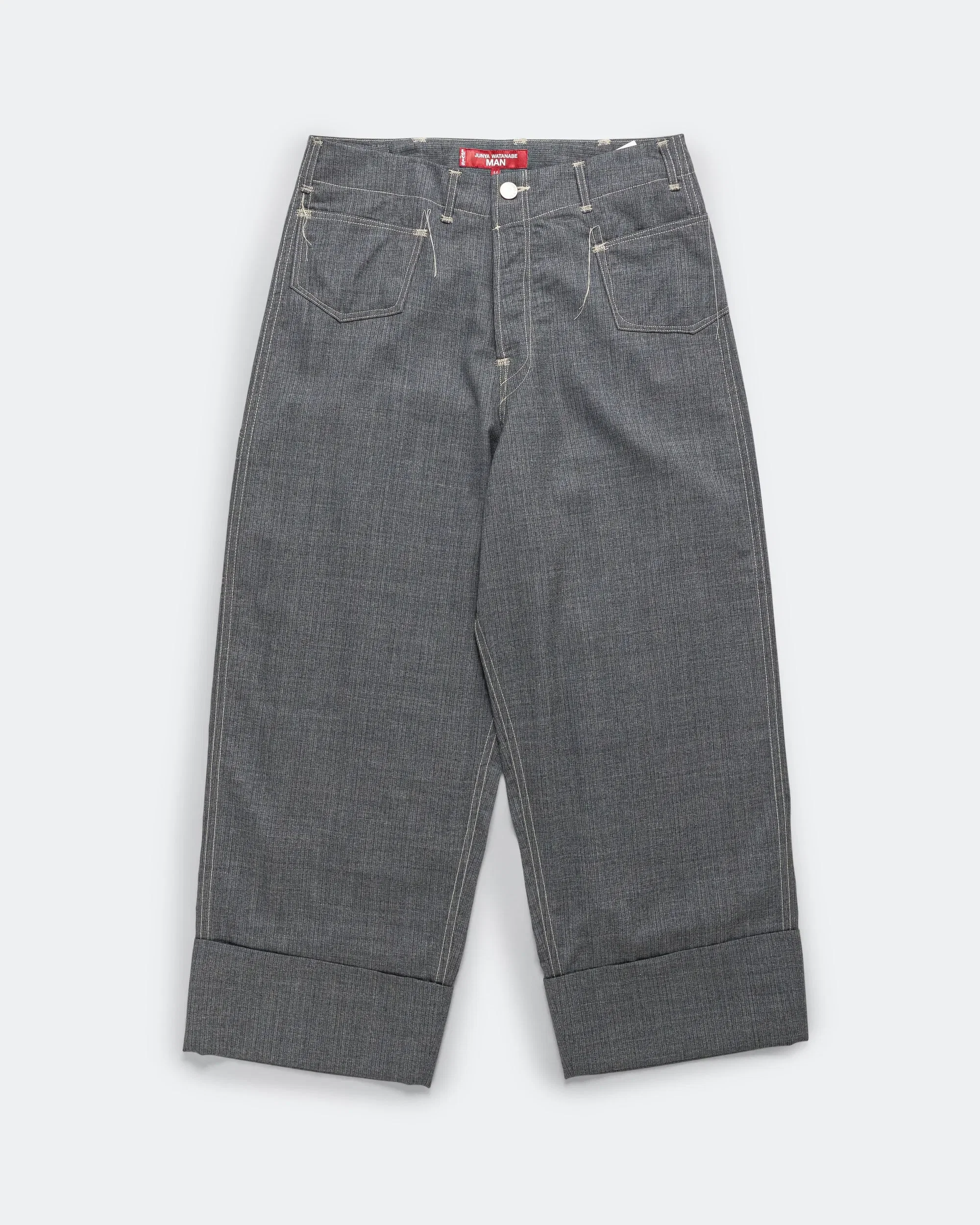 Junya Watanabe MAN Hemp Canvas Print Trousers x Levi's - Indigo