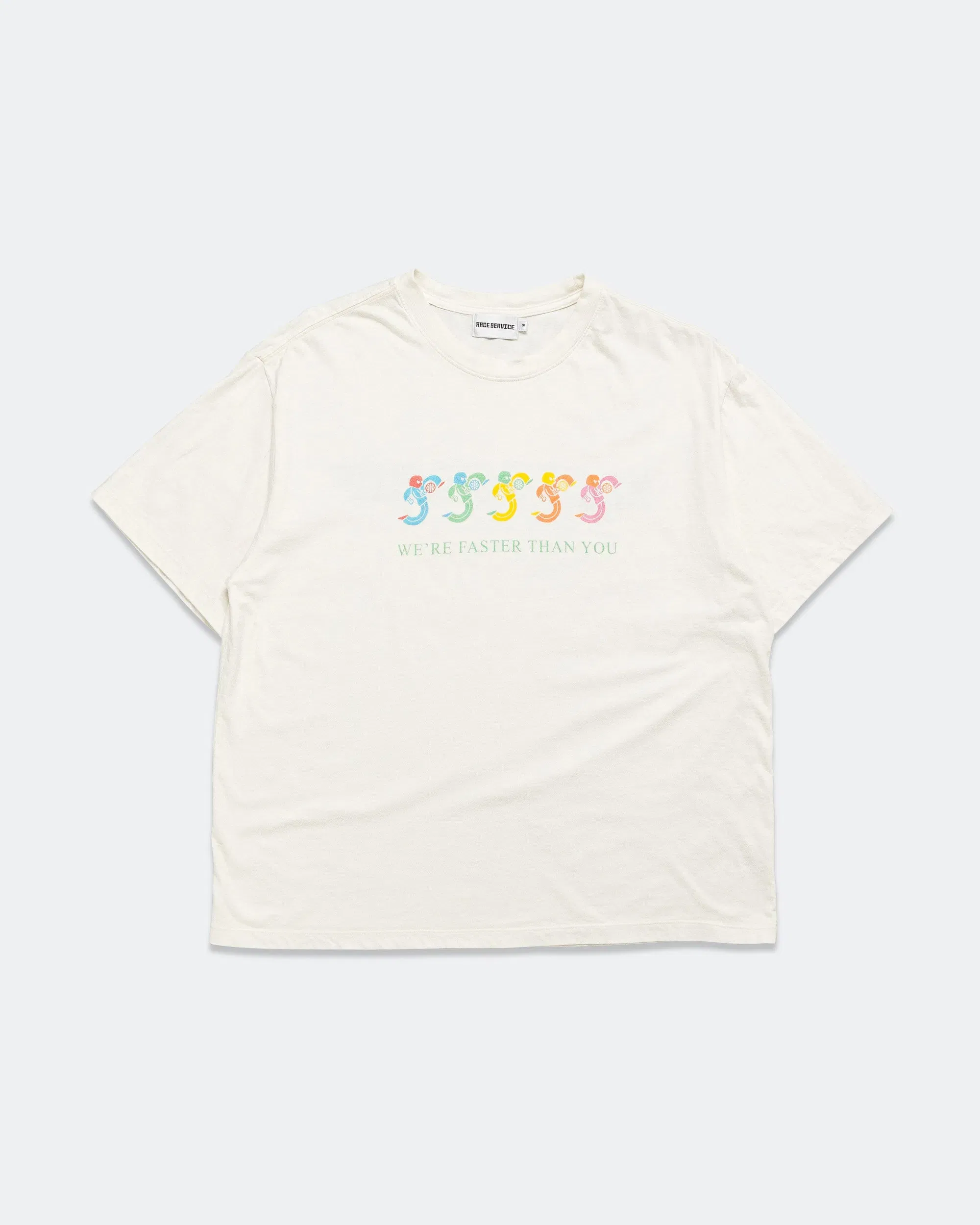 Good Art Hlywd RS x GA x UT Faster Than You Tee - White