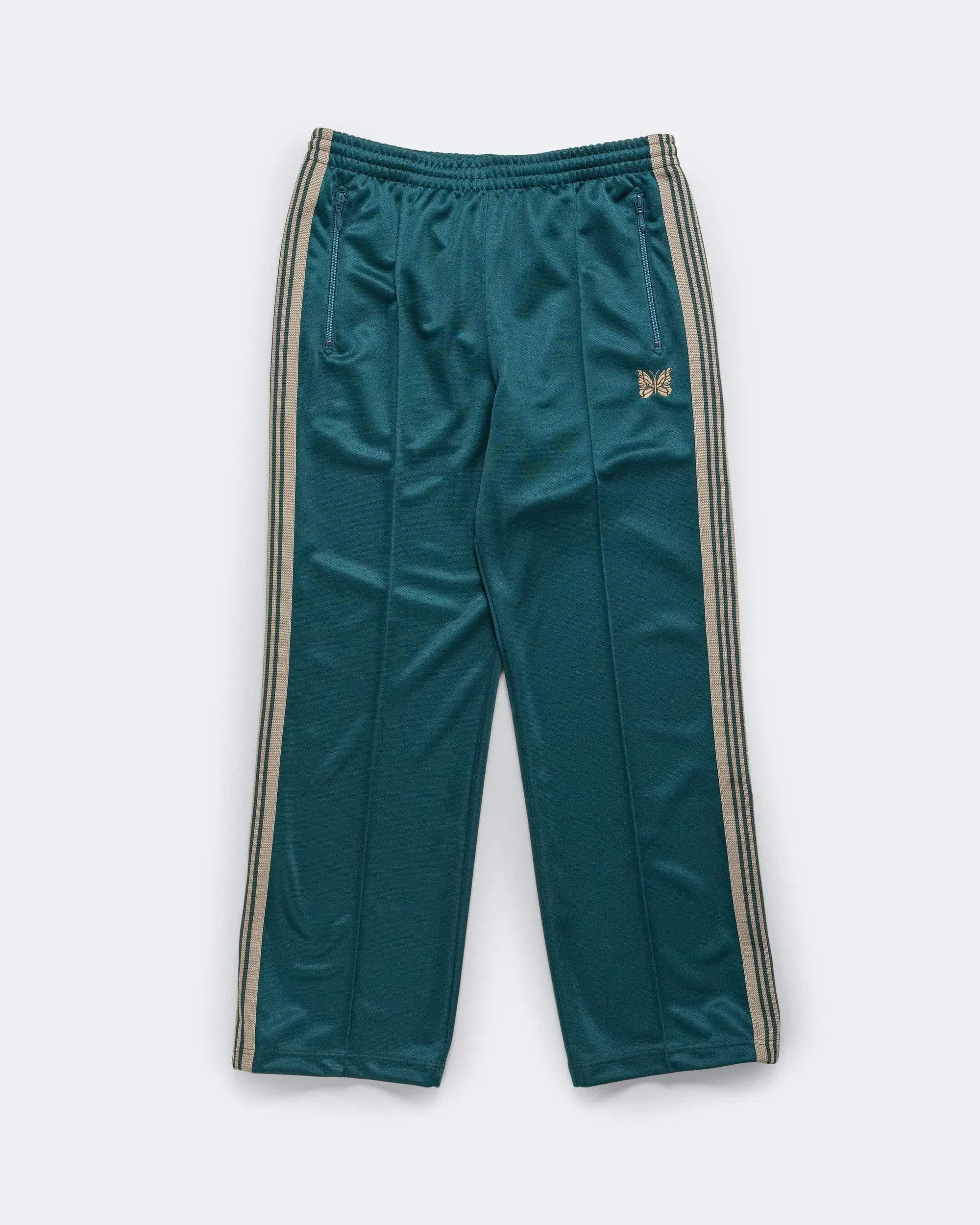 Needles Track Pant - Green Poly Smooth