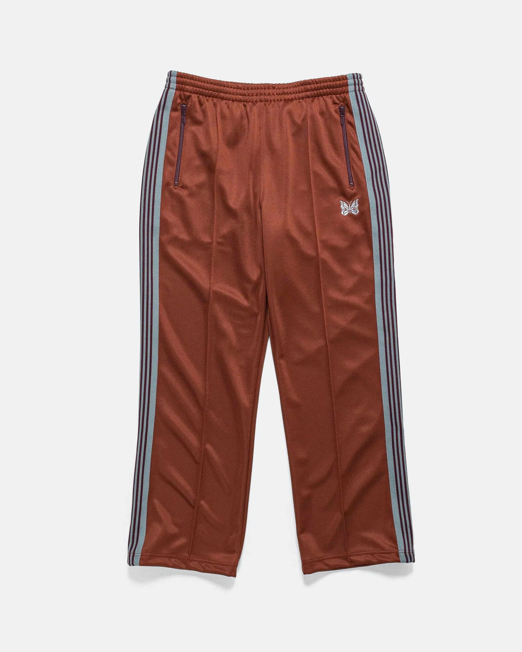 Needles Track Pant - Rust Poly Smooth