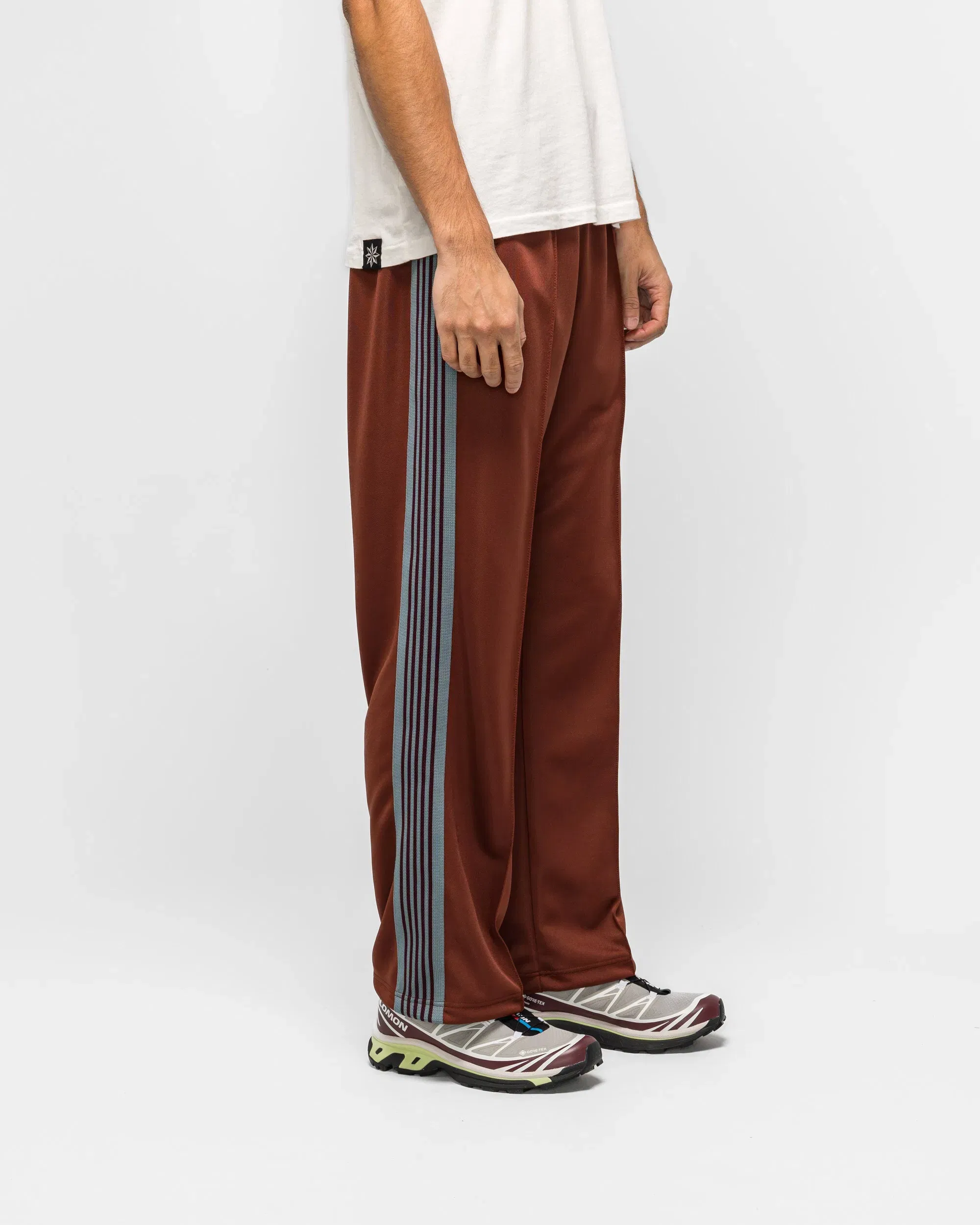 Needles Track Pant - Rust Poly Smooth