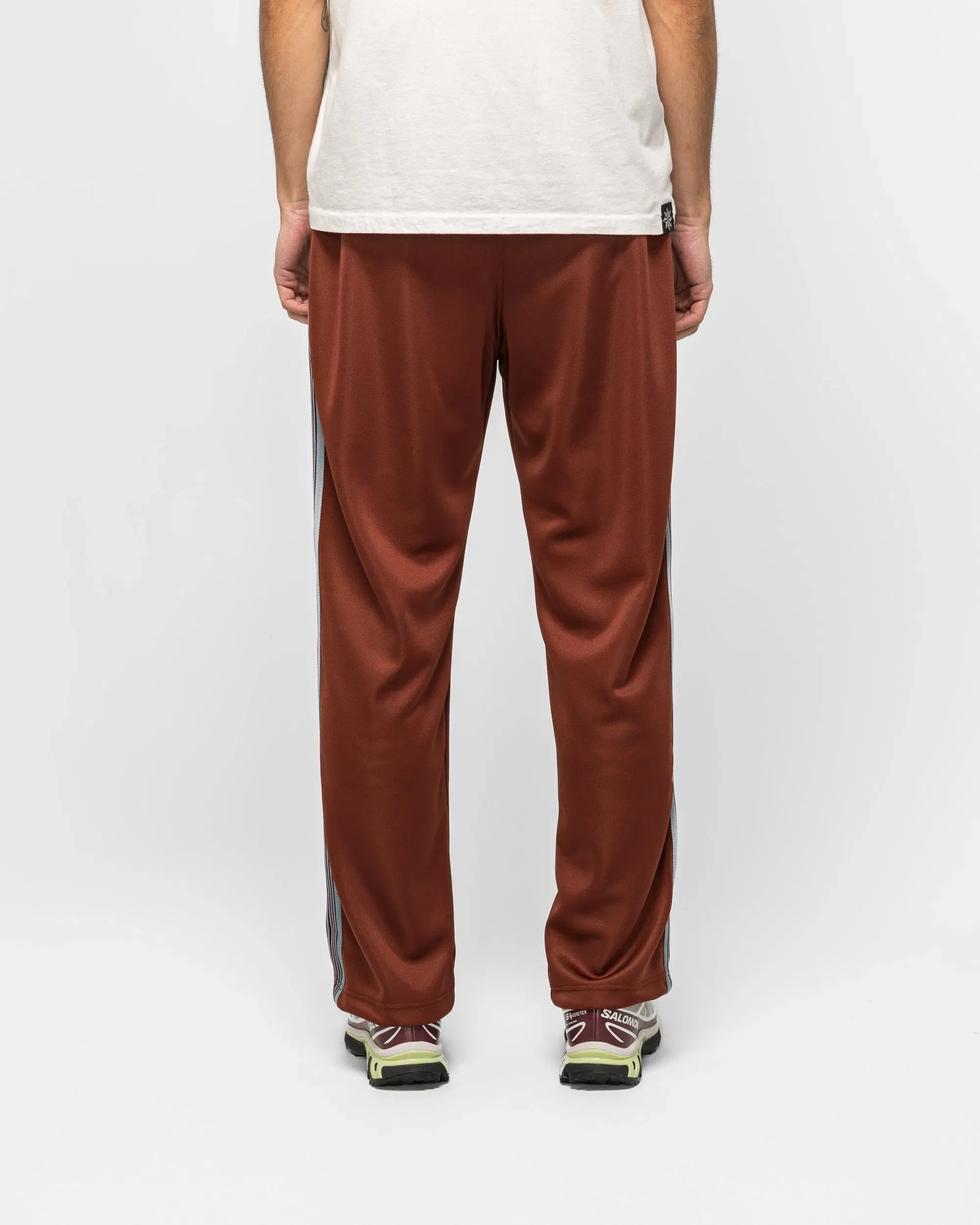 Needles Track Pant - Rust Poly Smooth