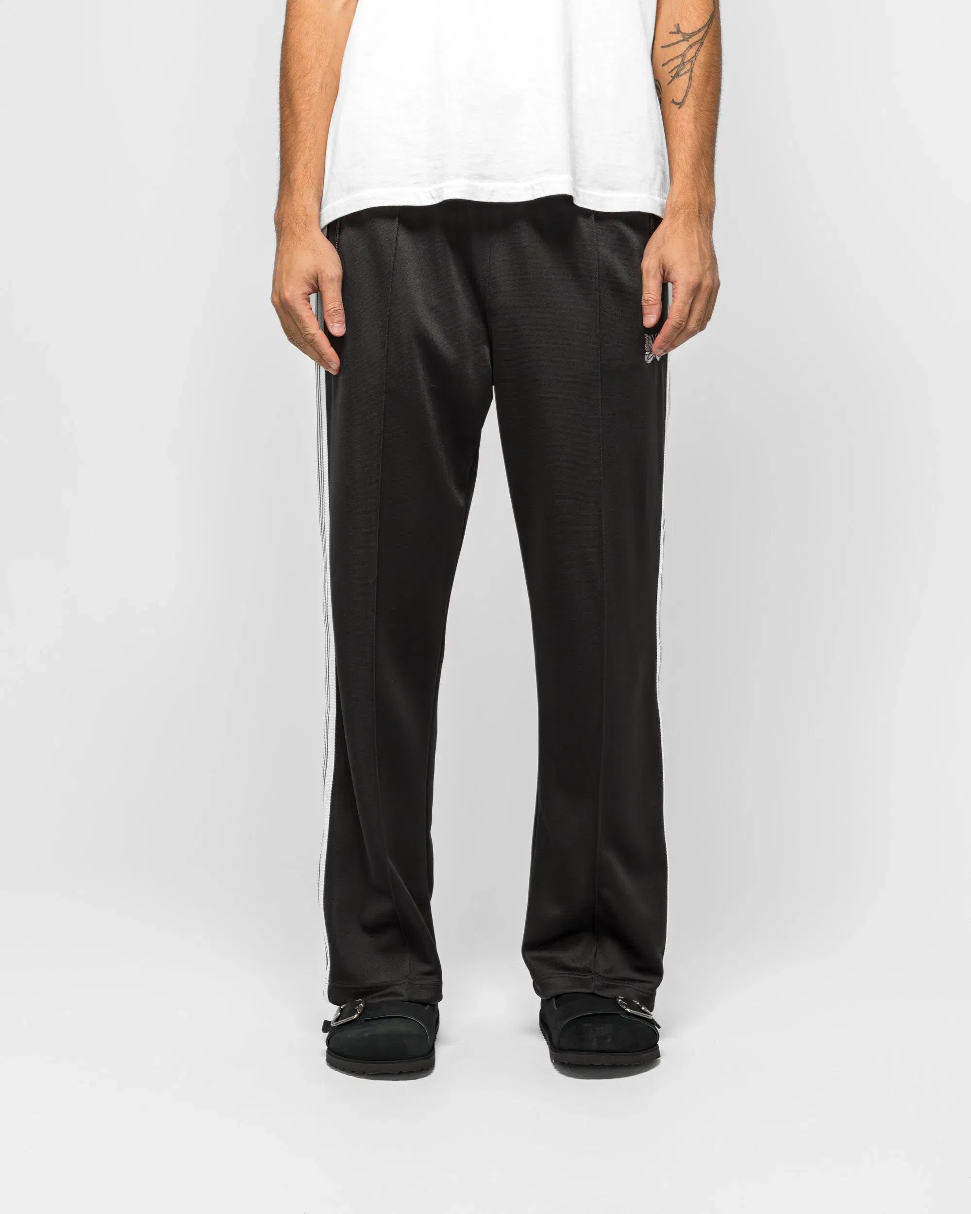 Needles Track Pant - Charcoal Poly Smooth
