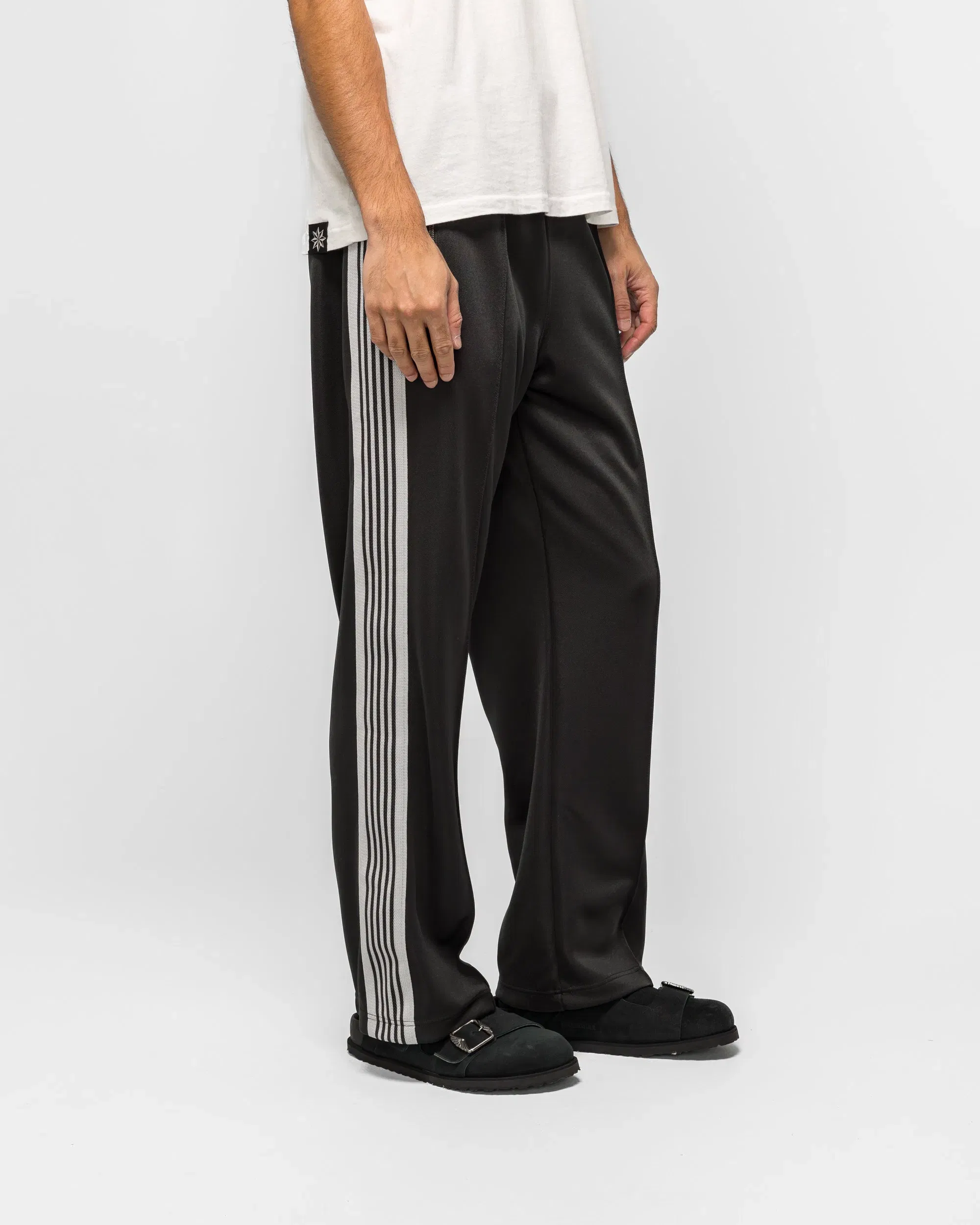Needles Track Pant - Charcoal Poly Smooth