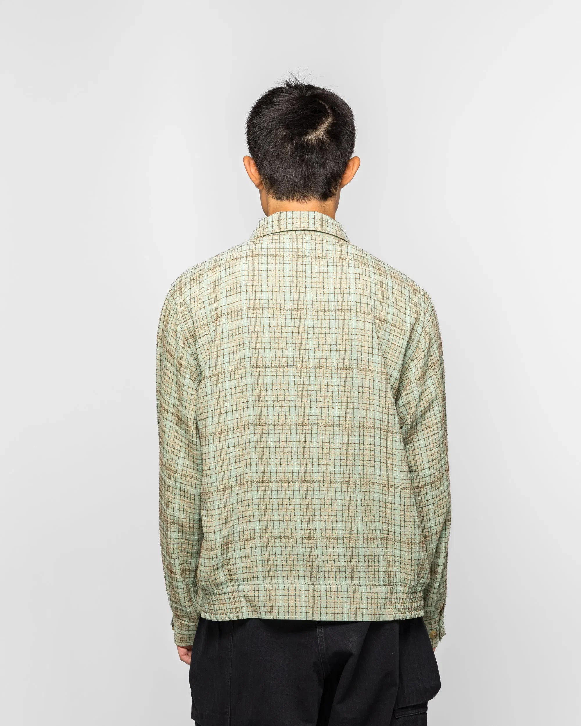 Needles Sports Jacket - Mint Dobby Grid