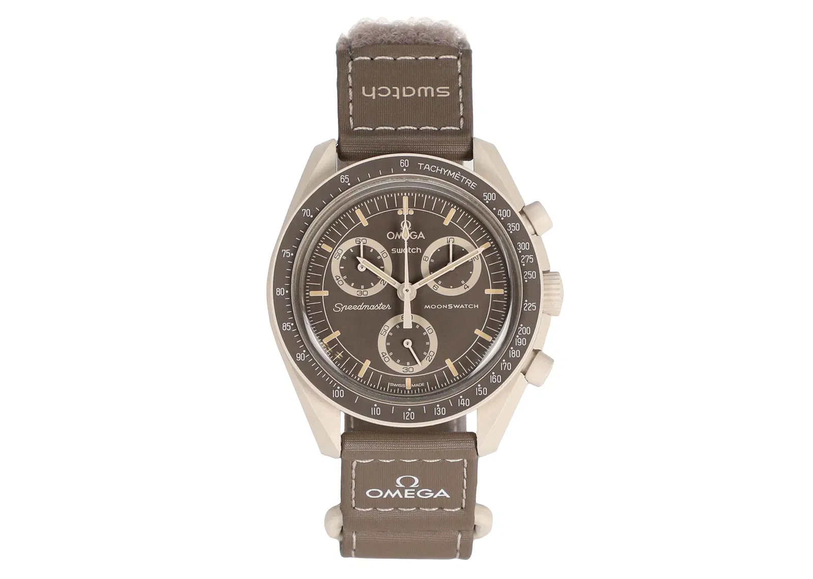 Swatch x Omega Bioceramic Moonswatch Mission On Earth Desert SO33T103