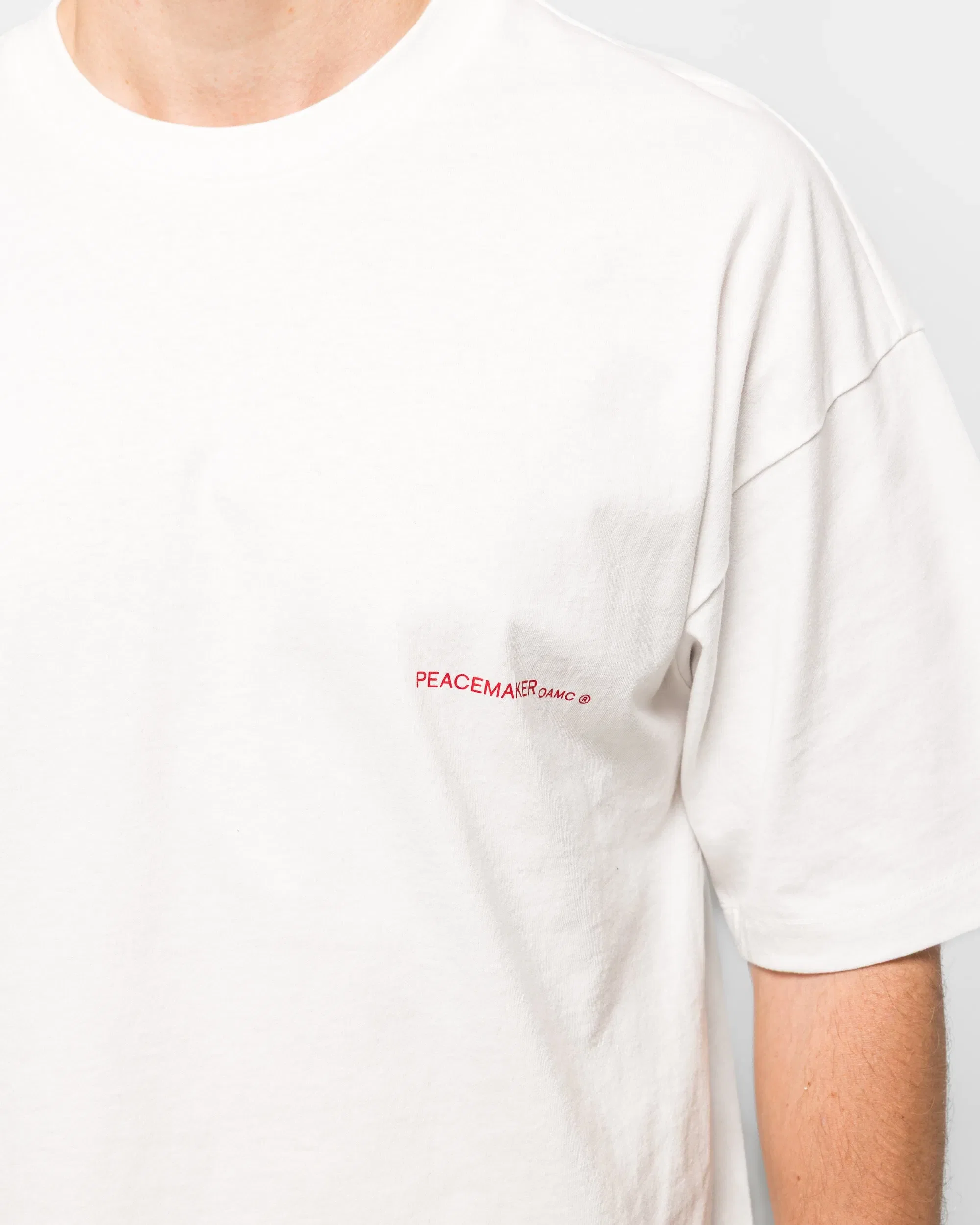 OAMC Peacemaker Oversize Keys Print Tee - White