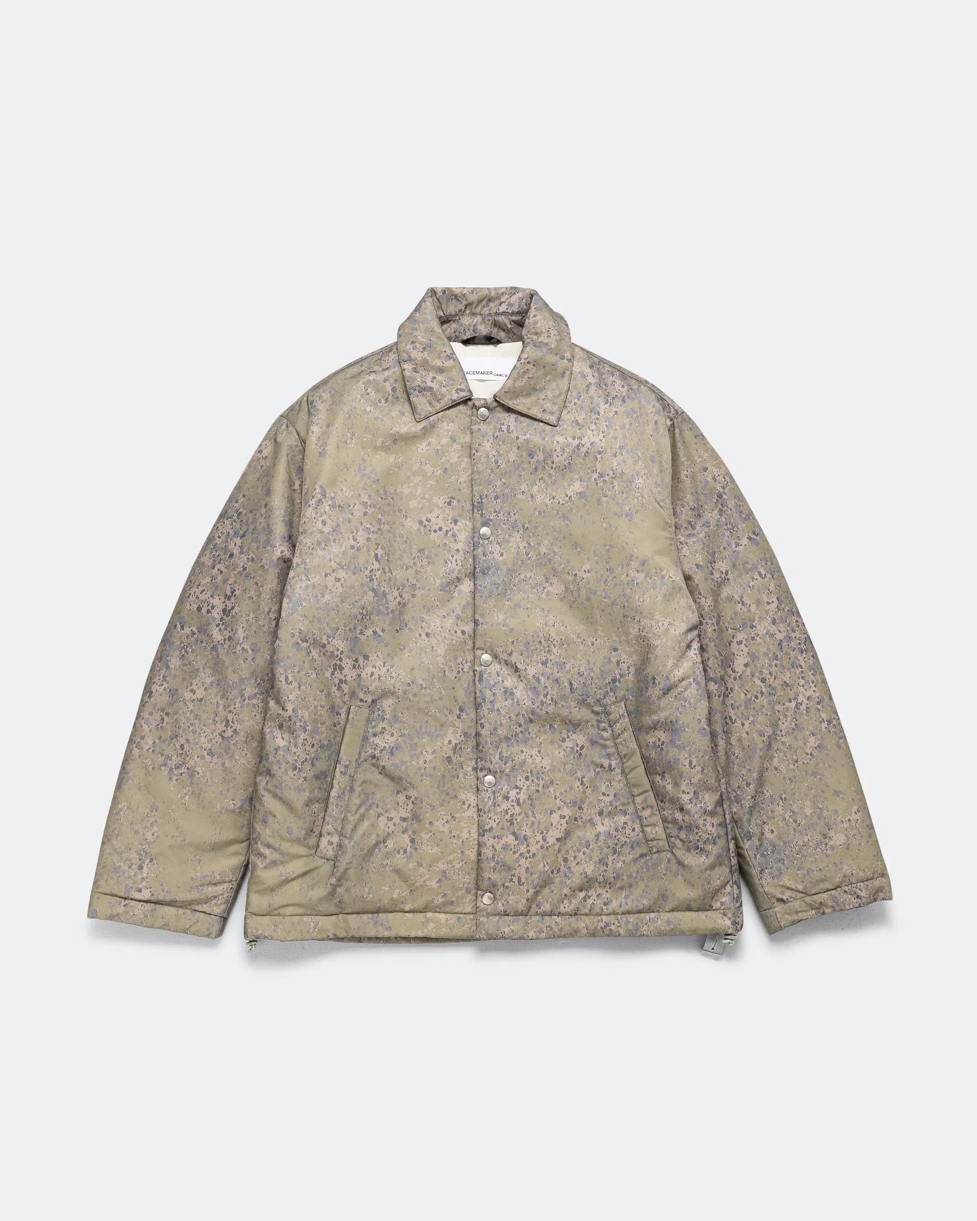 OAMC Peacemaker Coach Jacket - Bark All Over Print