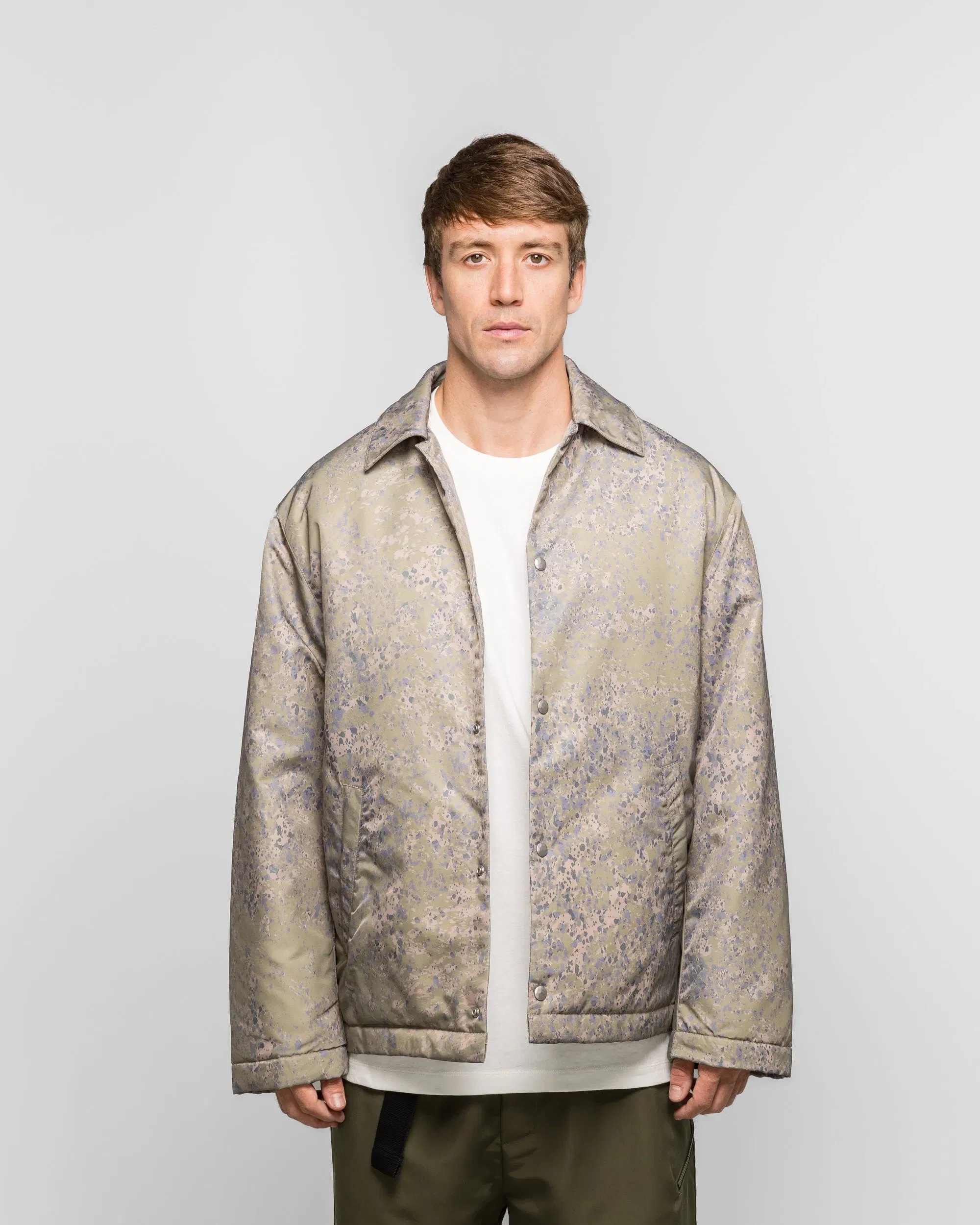 OAMC Peacemaker Coach Jacket - Bark All Over Print