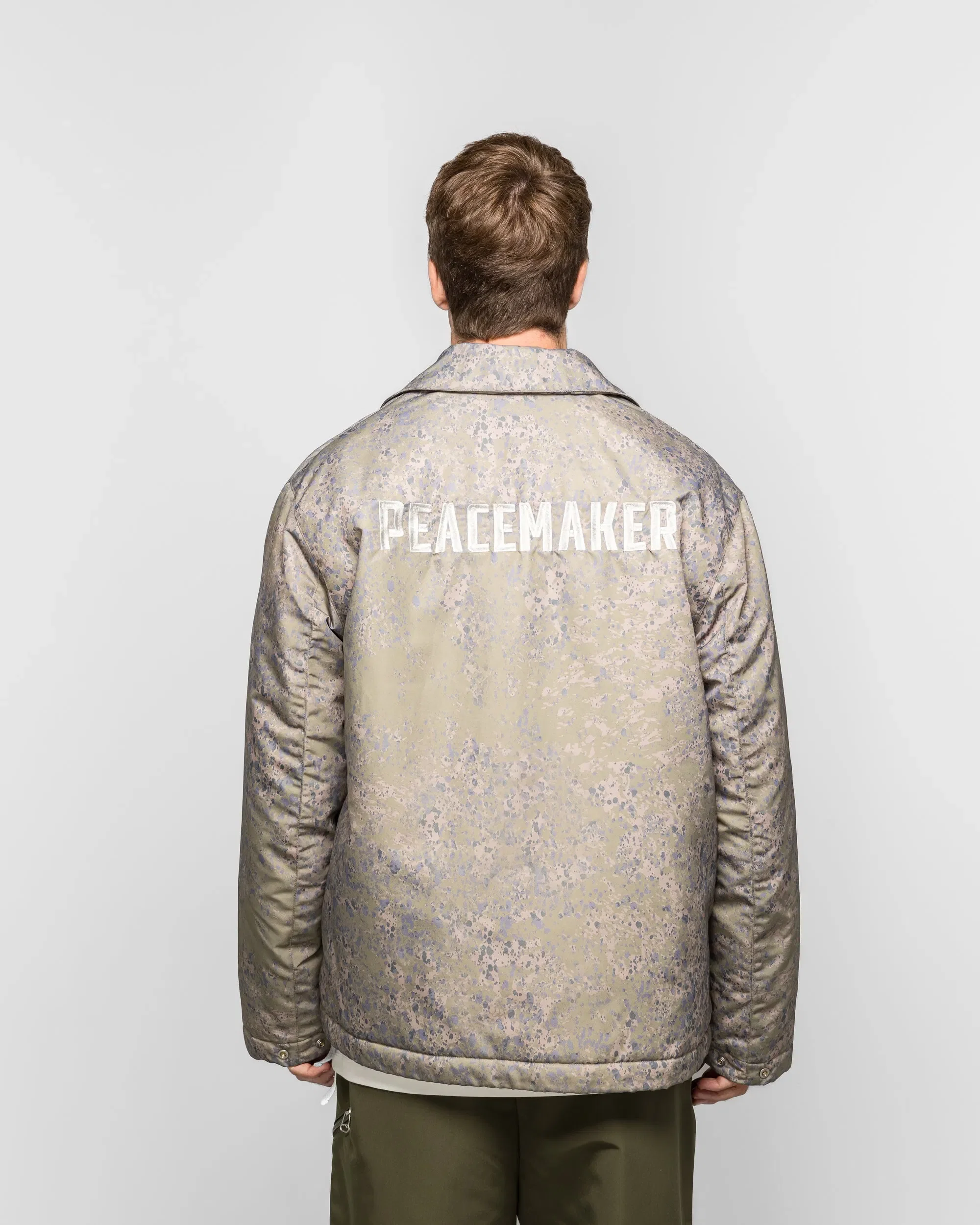 OAMC Peacemaker Coach Jacket - Bark All Over Print