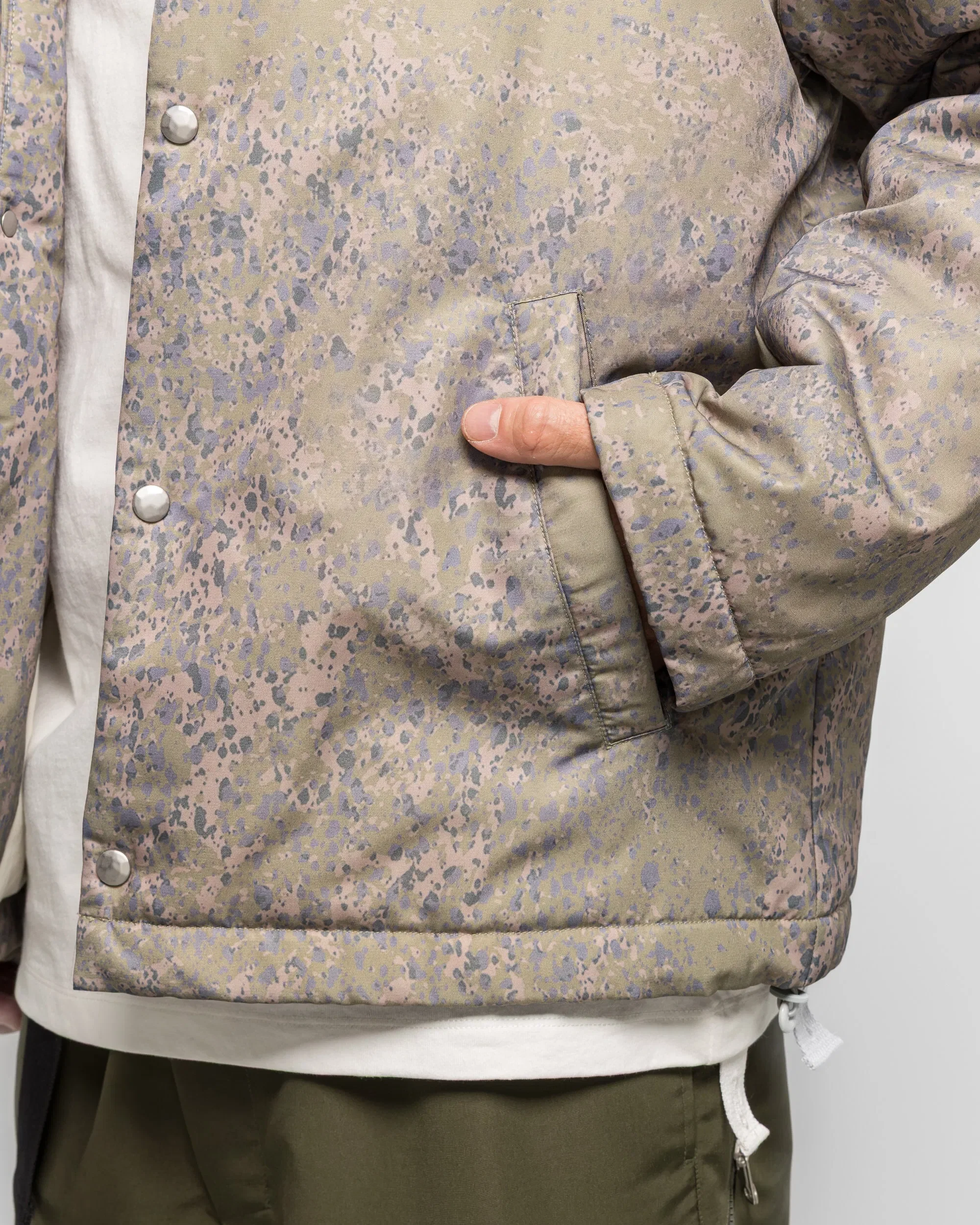 OAMC Peacemaker Coach Jacket - Bark All Over Print