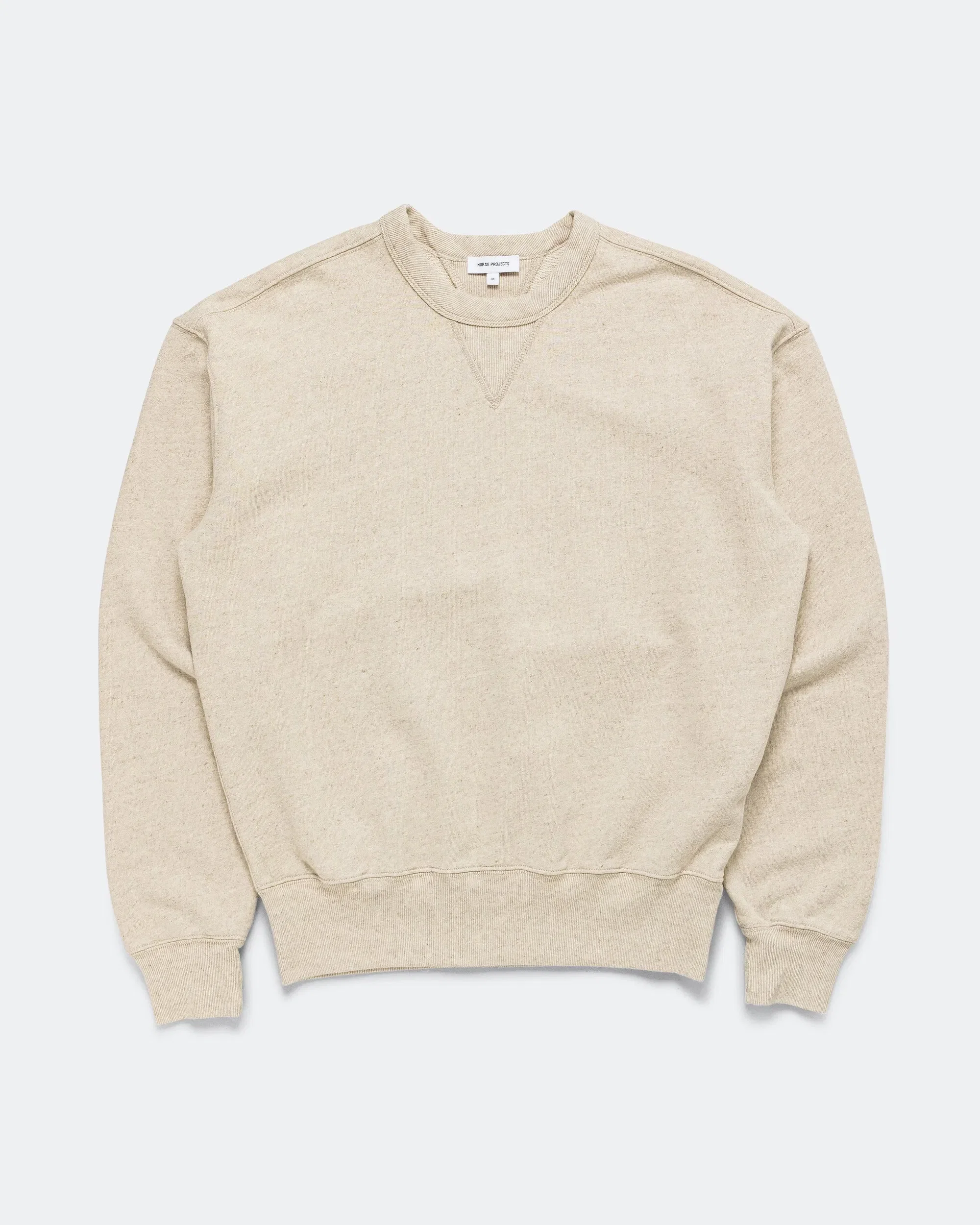 Norse Projects Kulhuse Cotton Linen Loopback Sweatshirt - Natural