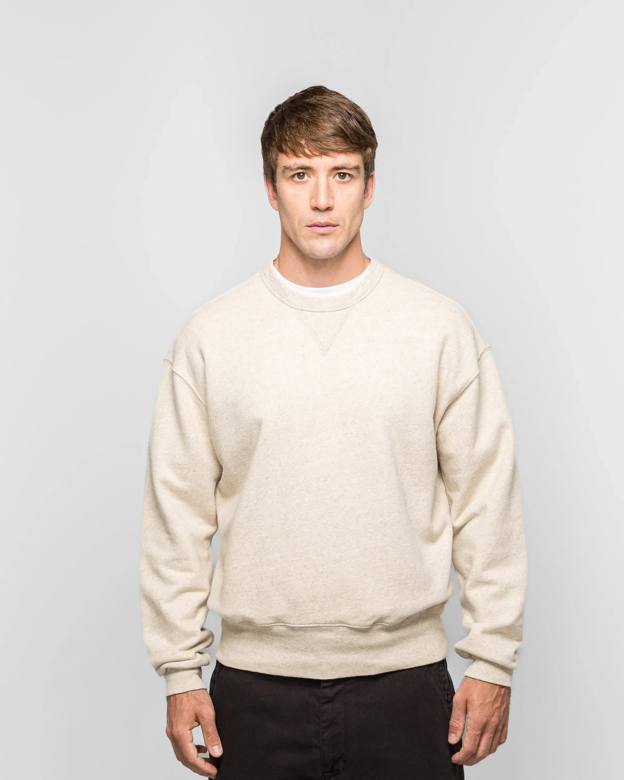 Norse Projects Kulhuse Cotton Linen Loopback Sweatshirt - Natural