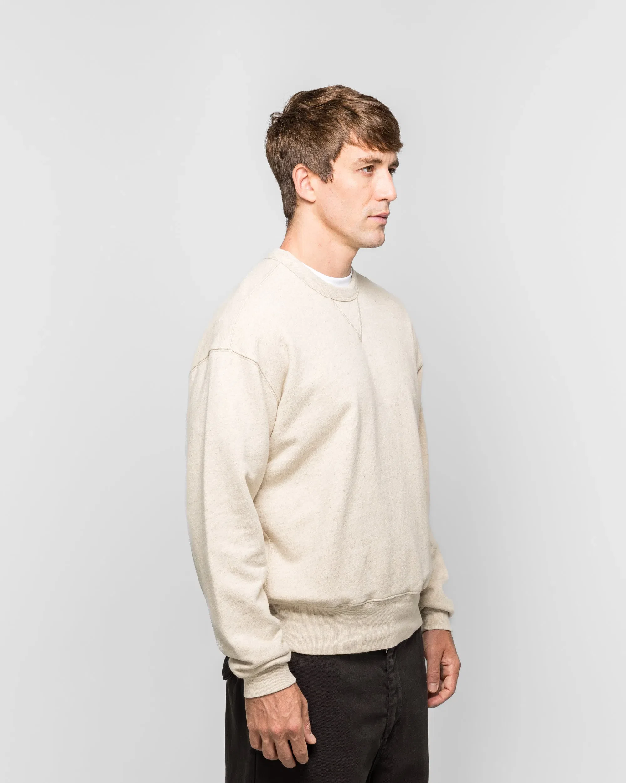Norse Projects Kulhuse Cotton Linen Loopback Sweatshirt - Natural