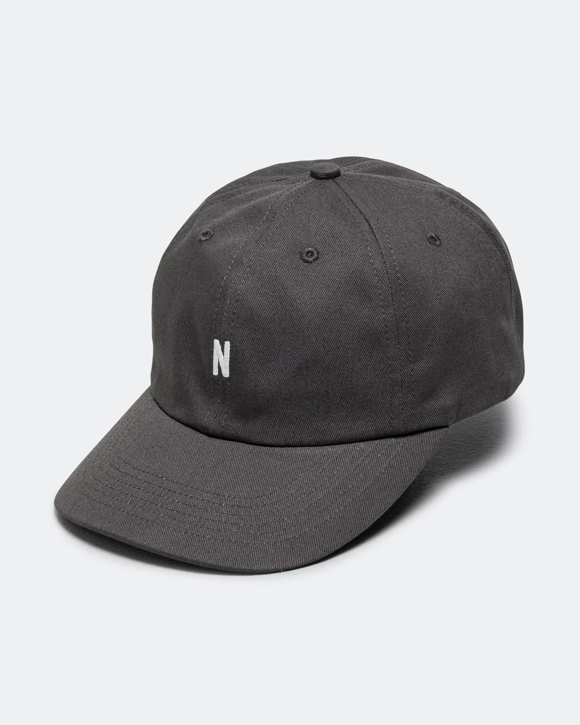 Norse Projects Twill Sports Cap - Magnet Grey