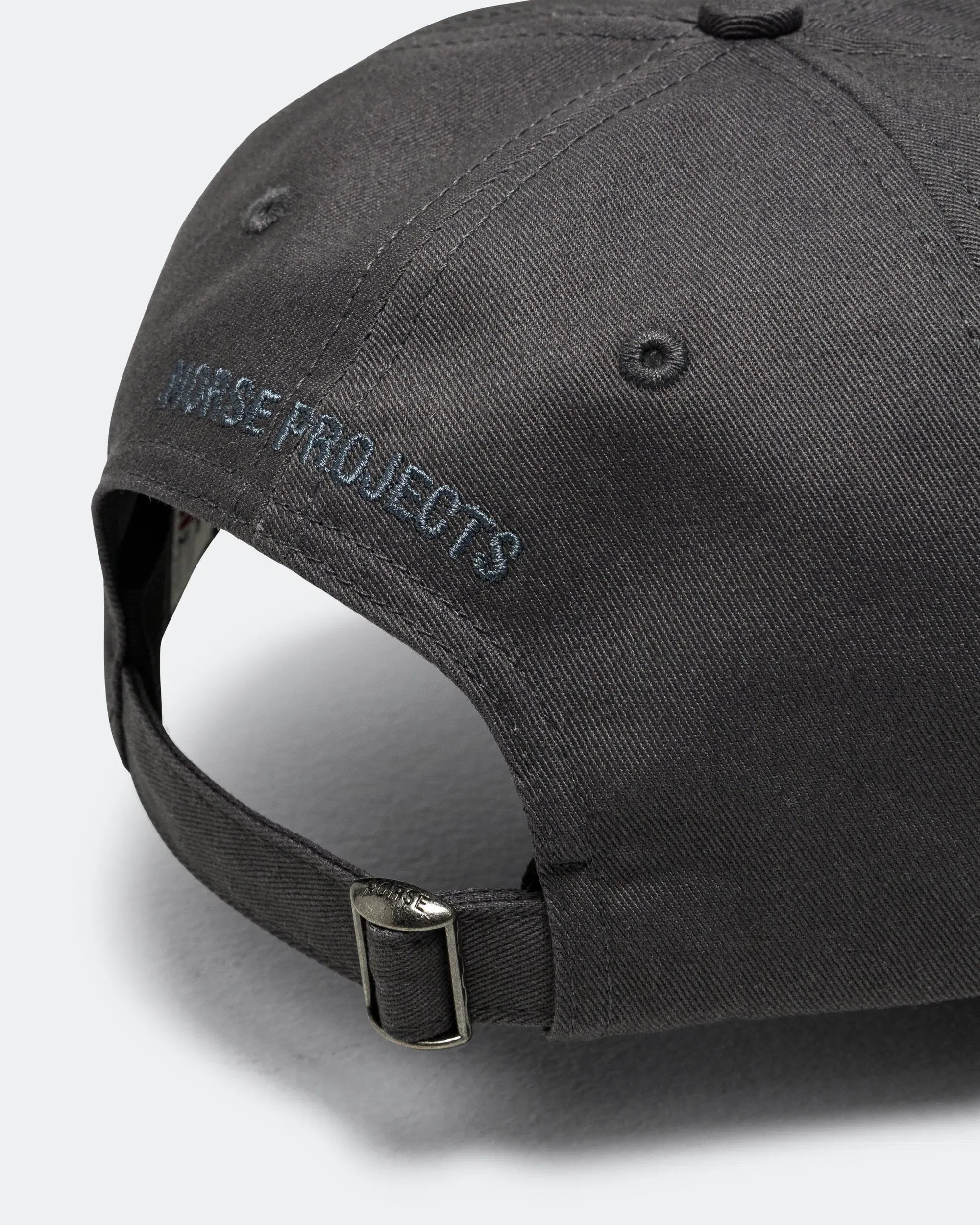 Norse Projects Twill Sports Cap - Magnet Grey