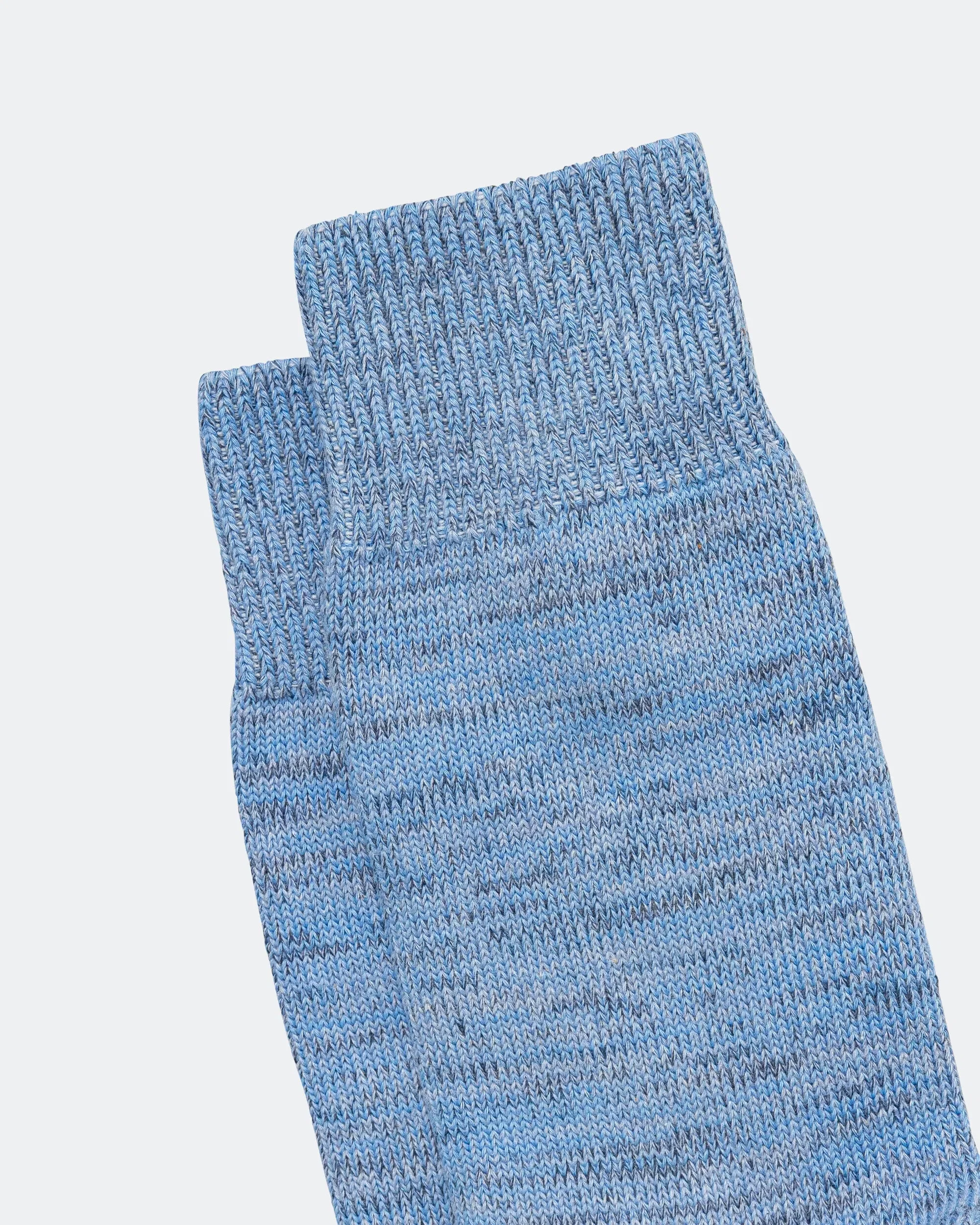 Norse Projects Bykle Heavy Cotton Twist Sock - Bel Air Blue