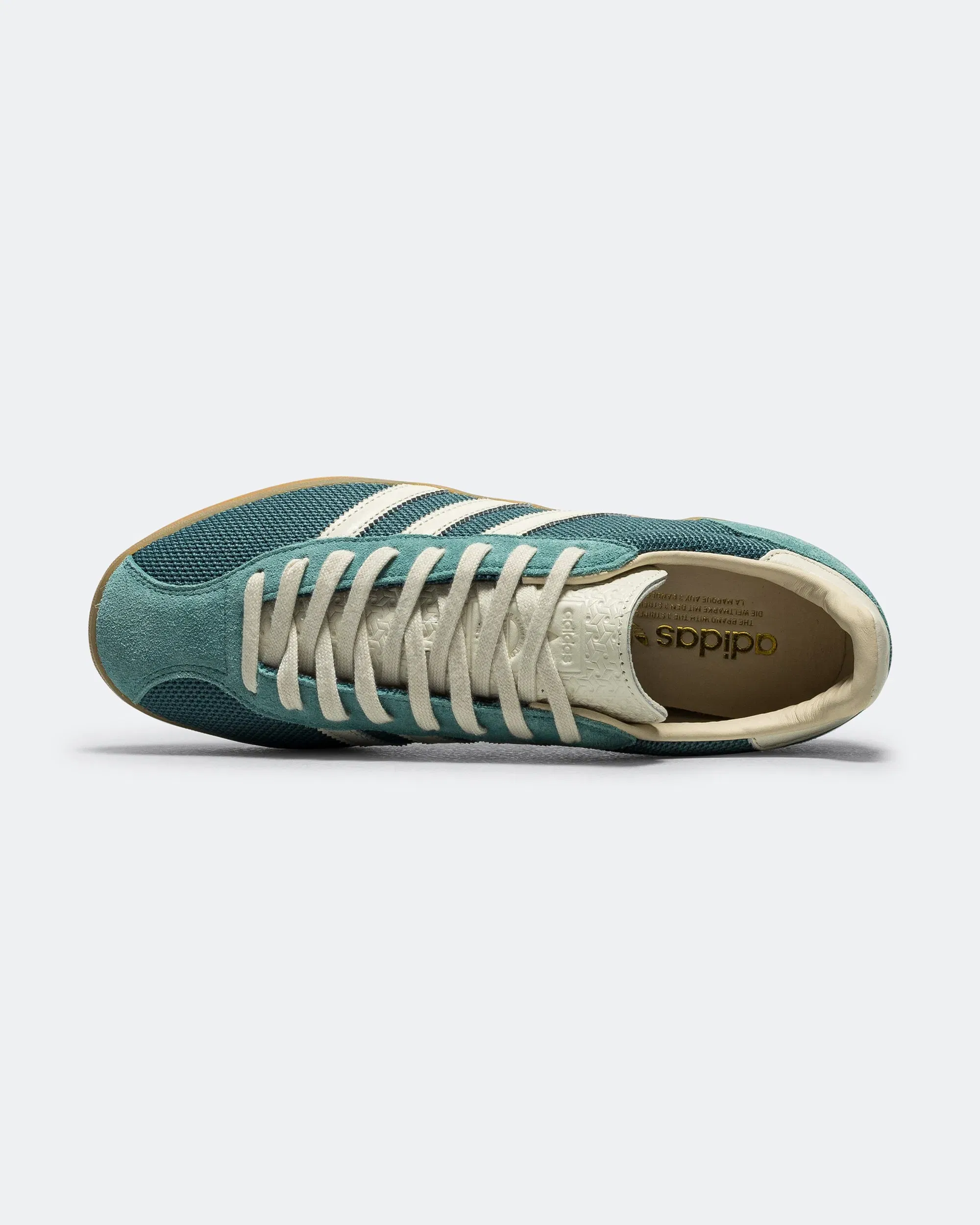 adidas Gazelle Indoor - Preloved Teal/Off White-Warm Sandstone