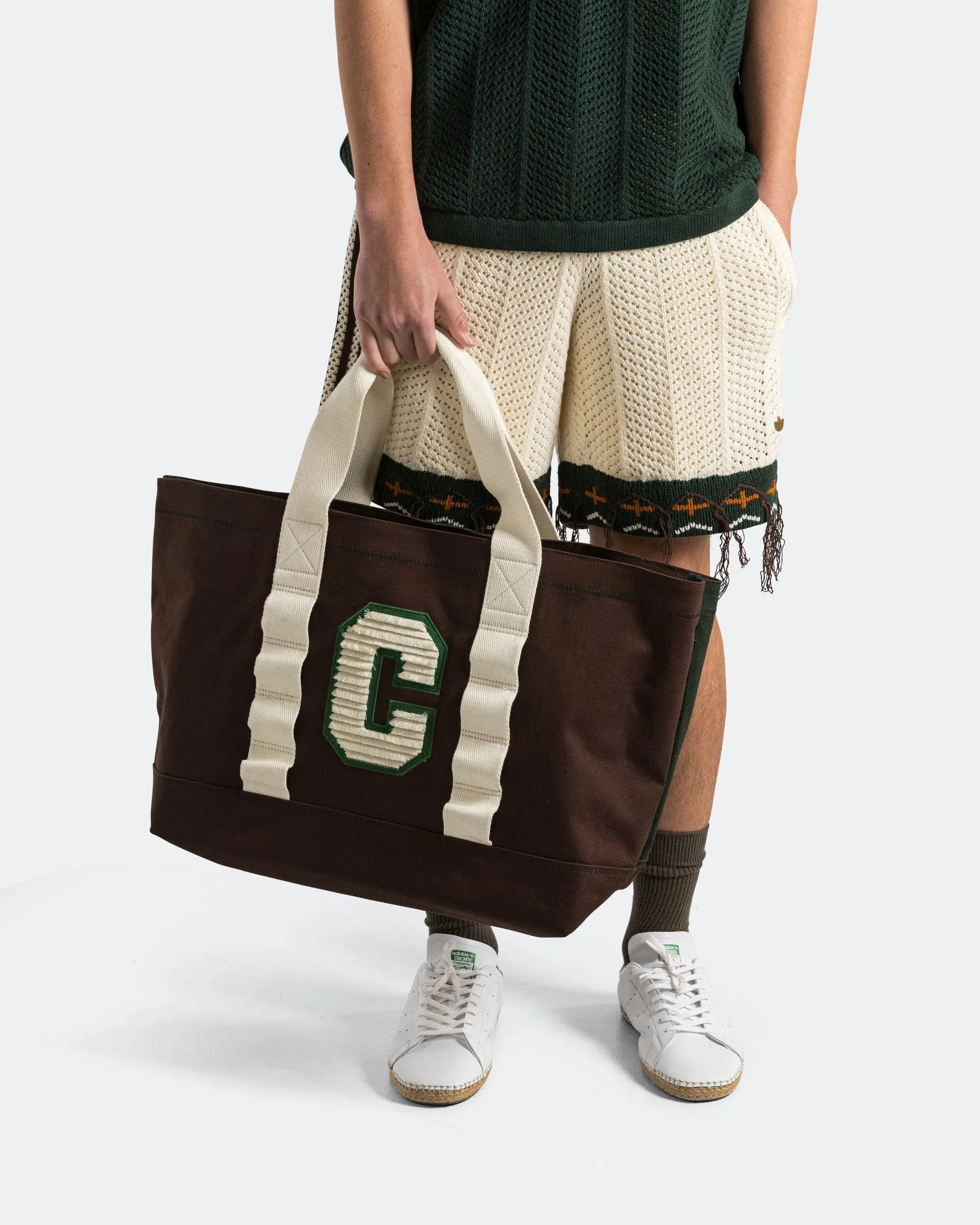 adidas Tote Bag by Edison Chen x CLOT - Granite/Dark Brown