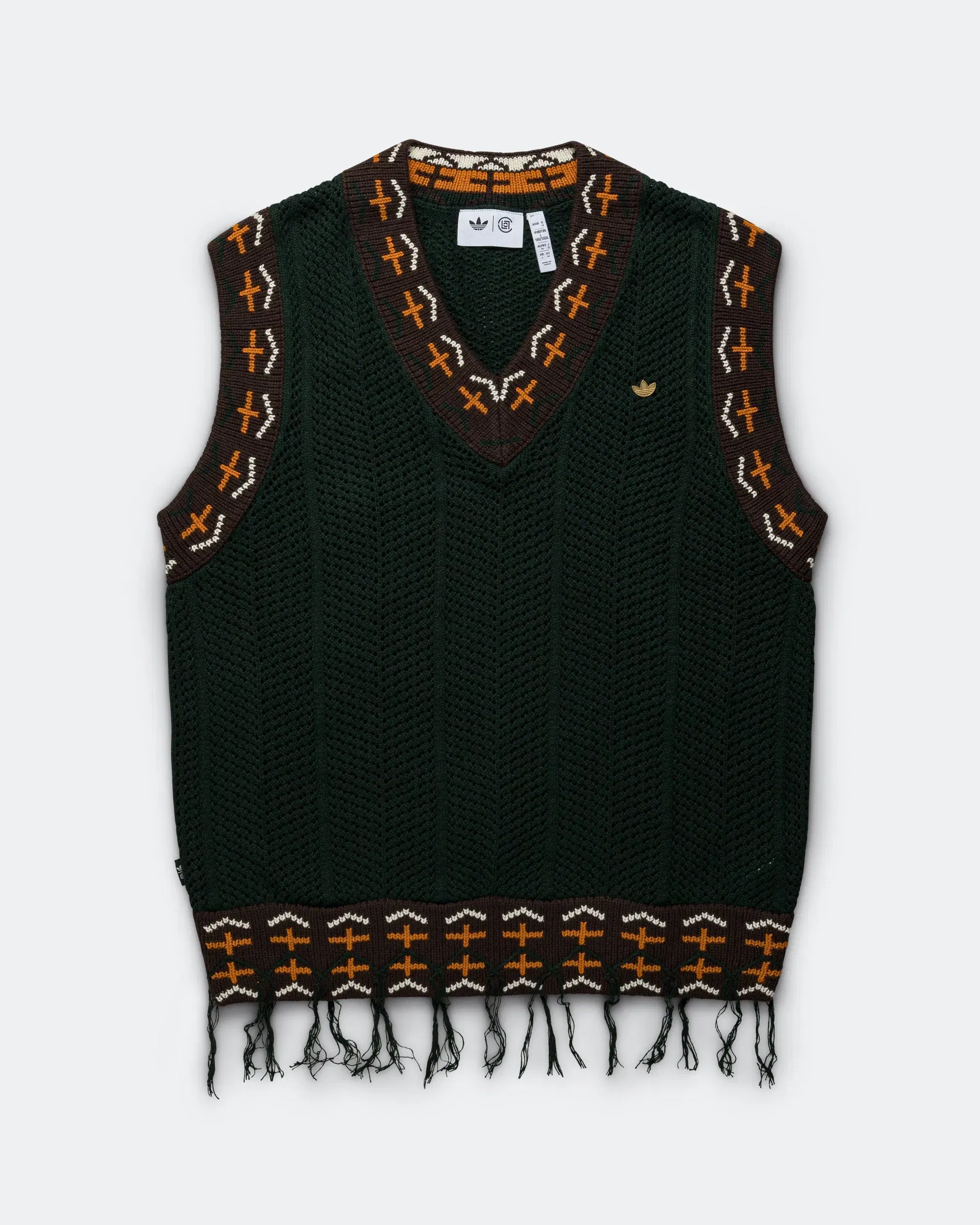 adidas Knit Vest by Edison Chen x CLOT - Green Night
