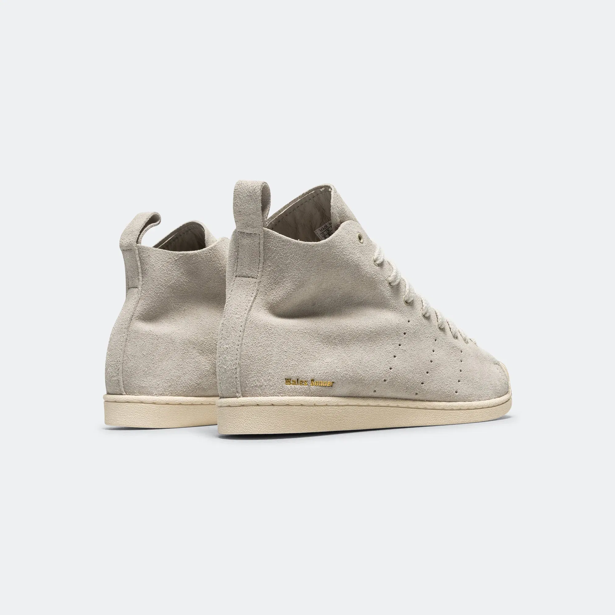 adidas Superstar Hi x Wales Bonner - Mist Stone/Wonder White-Gold Metallic