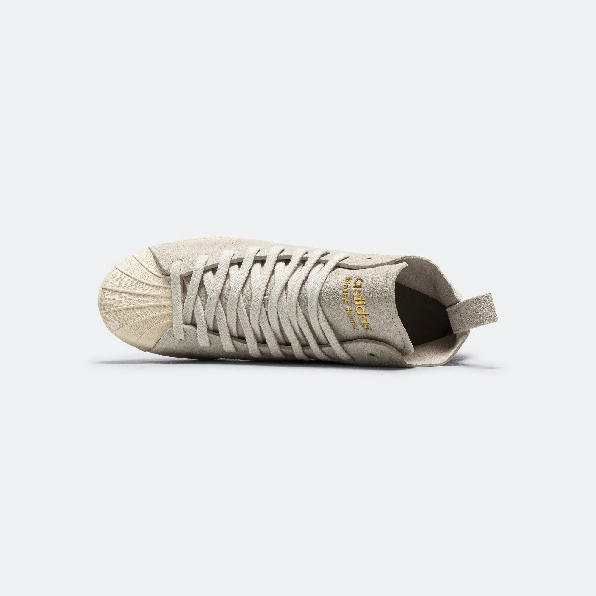 adidas Superstar Hi x Wales Bonner - Mist Stone/Wonder White-Gold Metallic