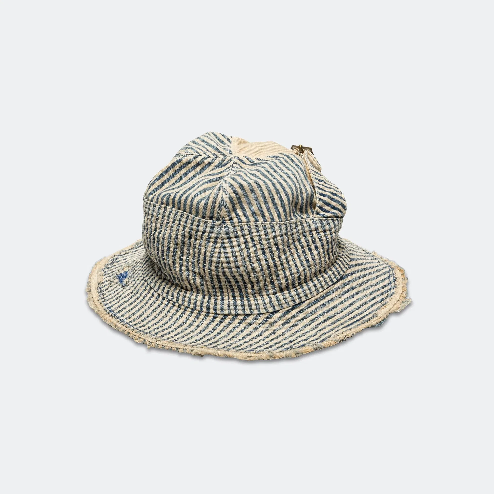 KAPITAL 10oz Hickoree The Old Man ANd The Sea Hat (Soft Crash Remake) - Hickoree