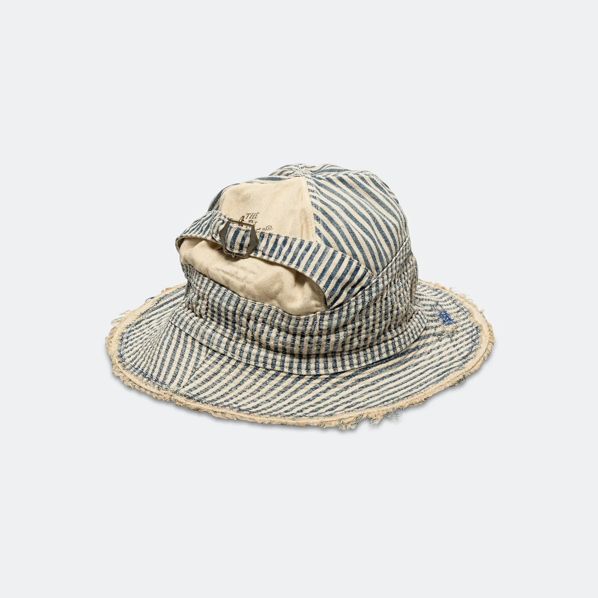KAPITAL 10oz Hickoree The Old Man ANd The Sea Hat (Soft Crash Remake) - Hickoree