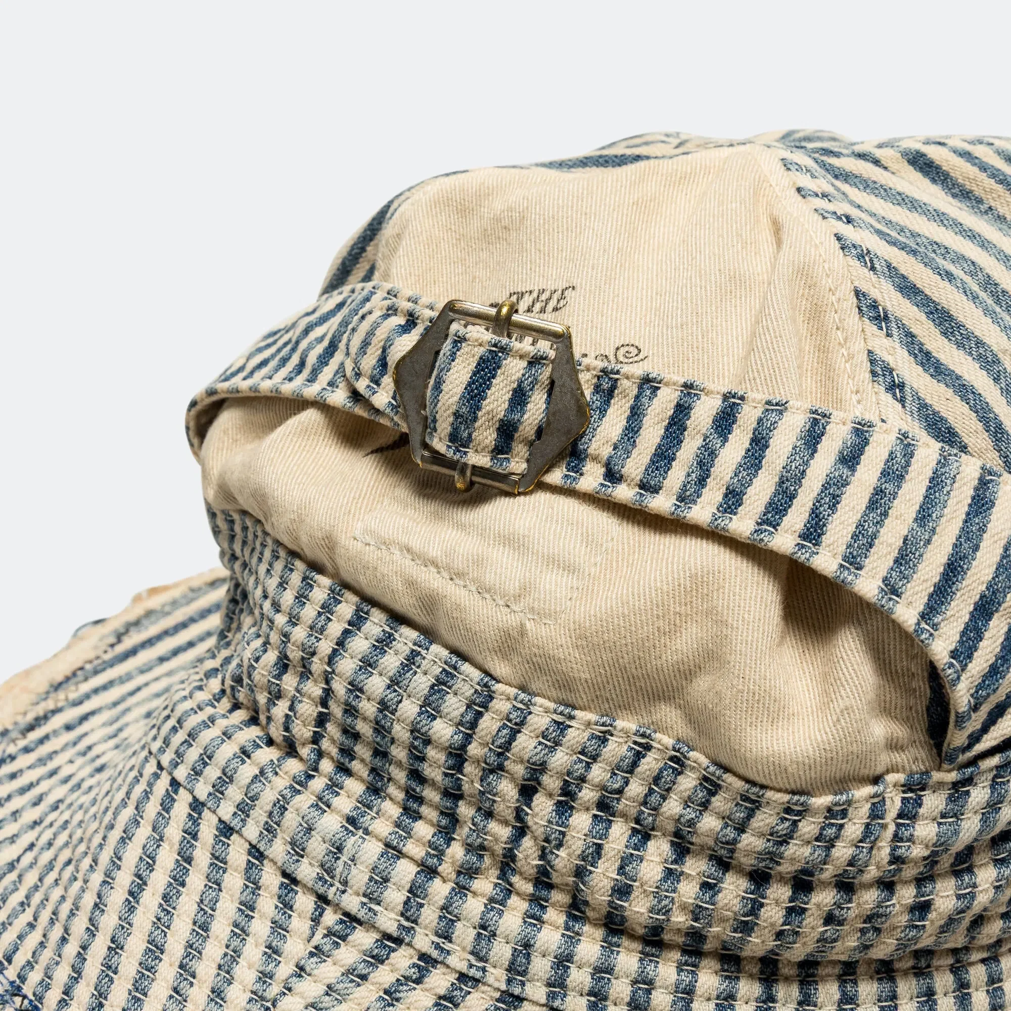 KAPITAL 10oz Hickoree The Old Man ANd The Sea Hat (Soft Crash Remake) - Hickoree