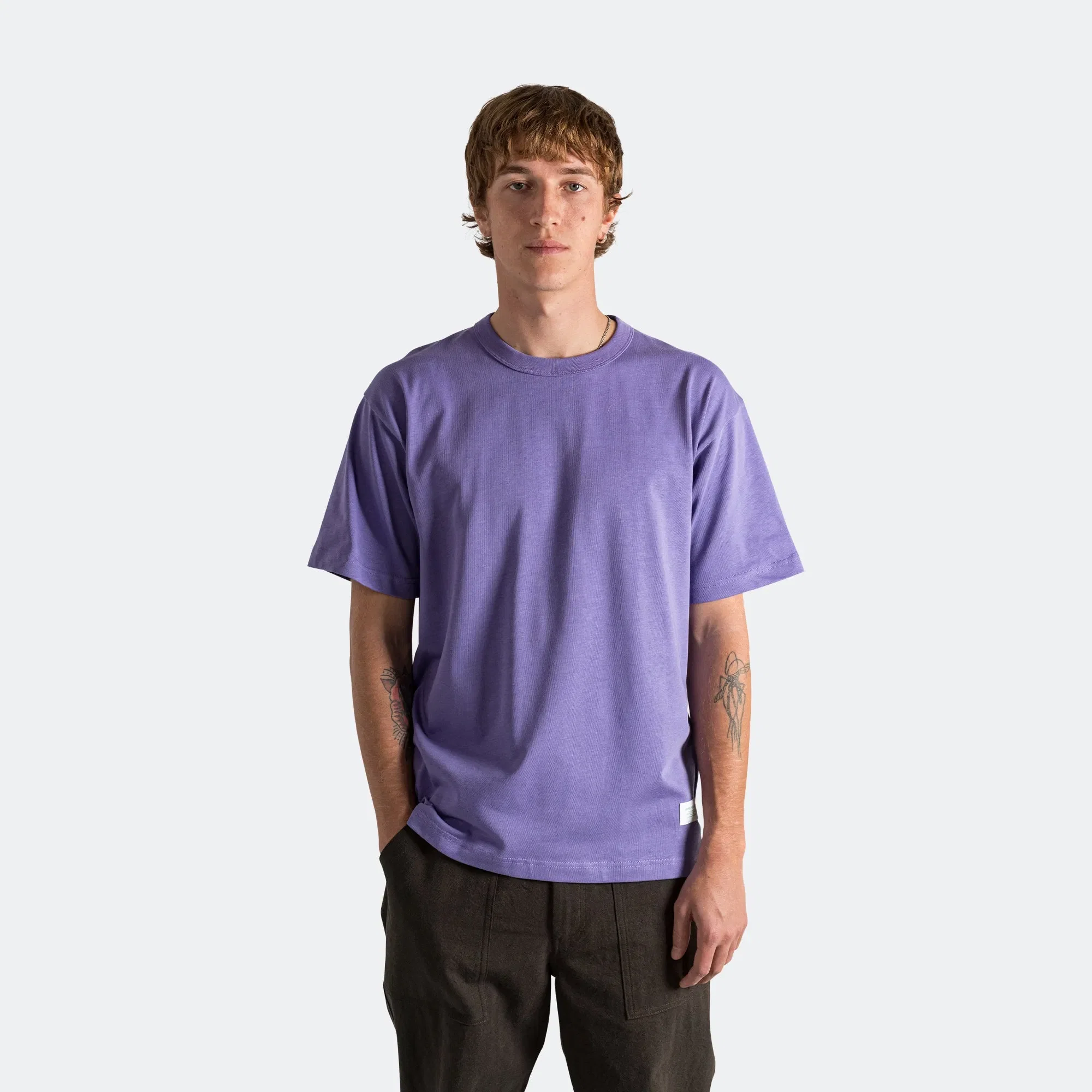 Norse Projects Simon Heavy T-Shirt x UP THERE - Purple Veronica