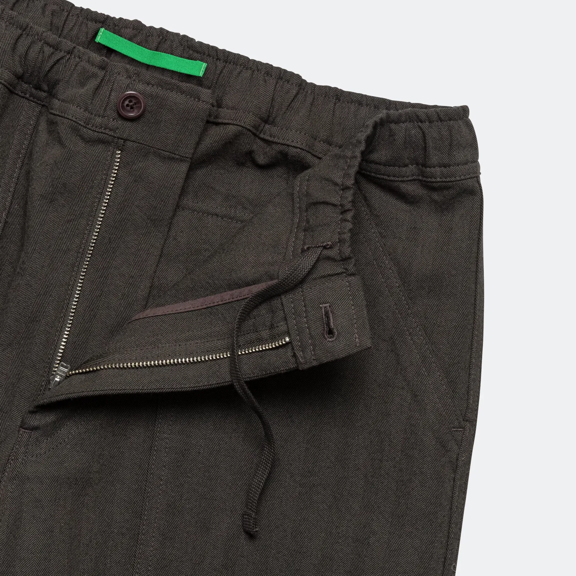 Norse Projects Ragnar Relaxed Herringbone Pant x UP THERE - Beech Green