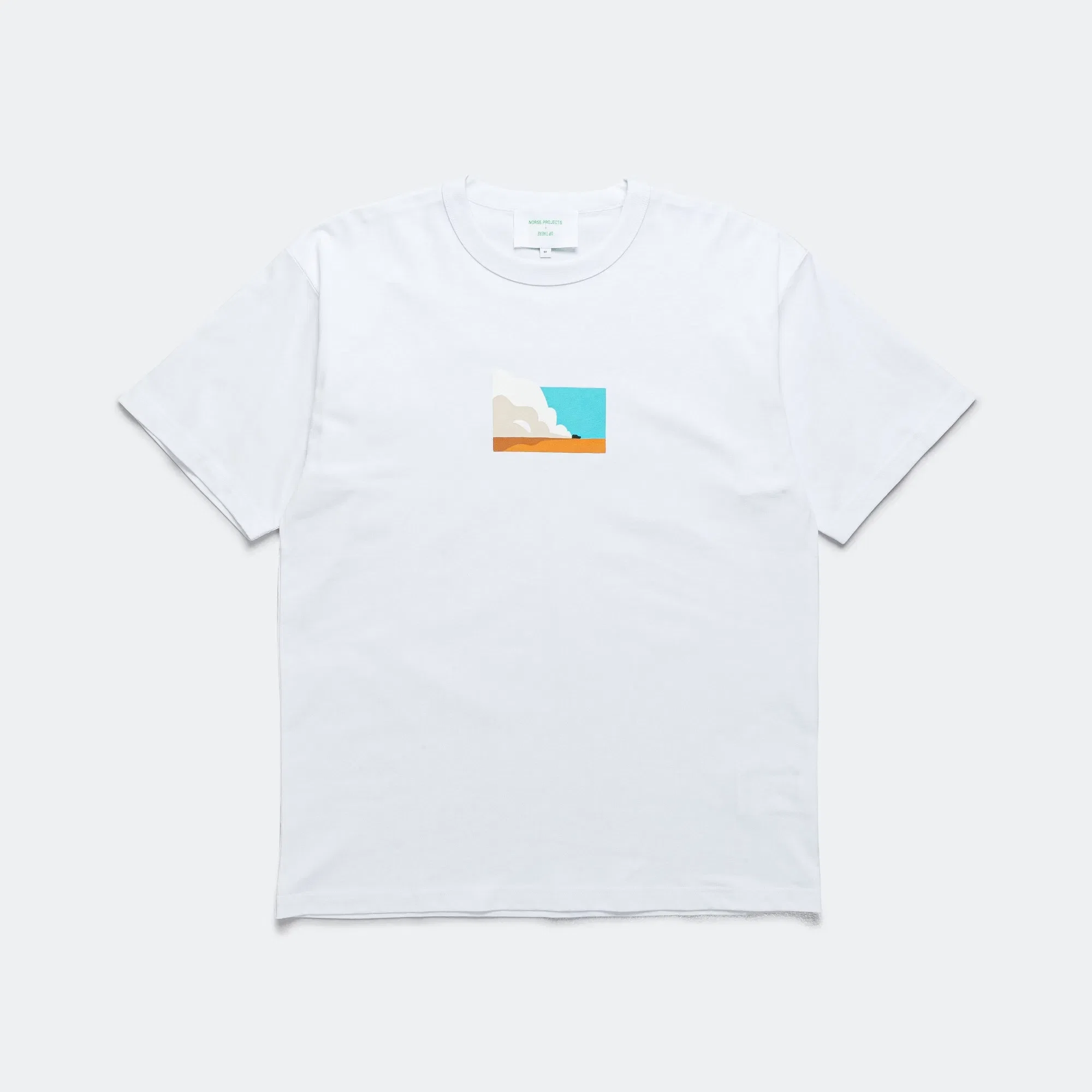 Norse Projects MCH Car Simon Heavy T-shirt x UP THERE - White