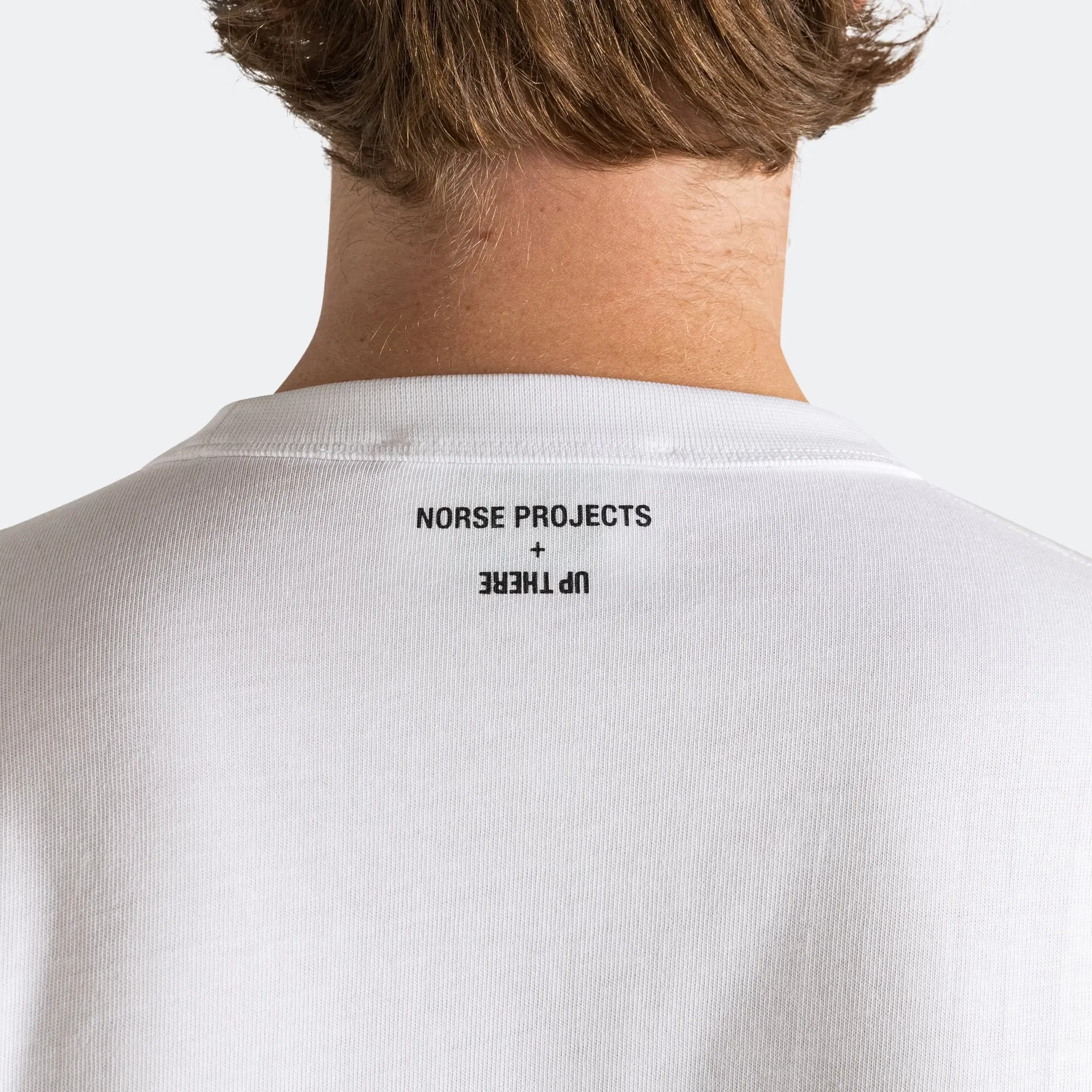 Norse Projects MCH Car Simon Heavy T-shirt x UP THERE - White