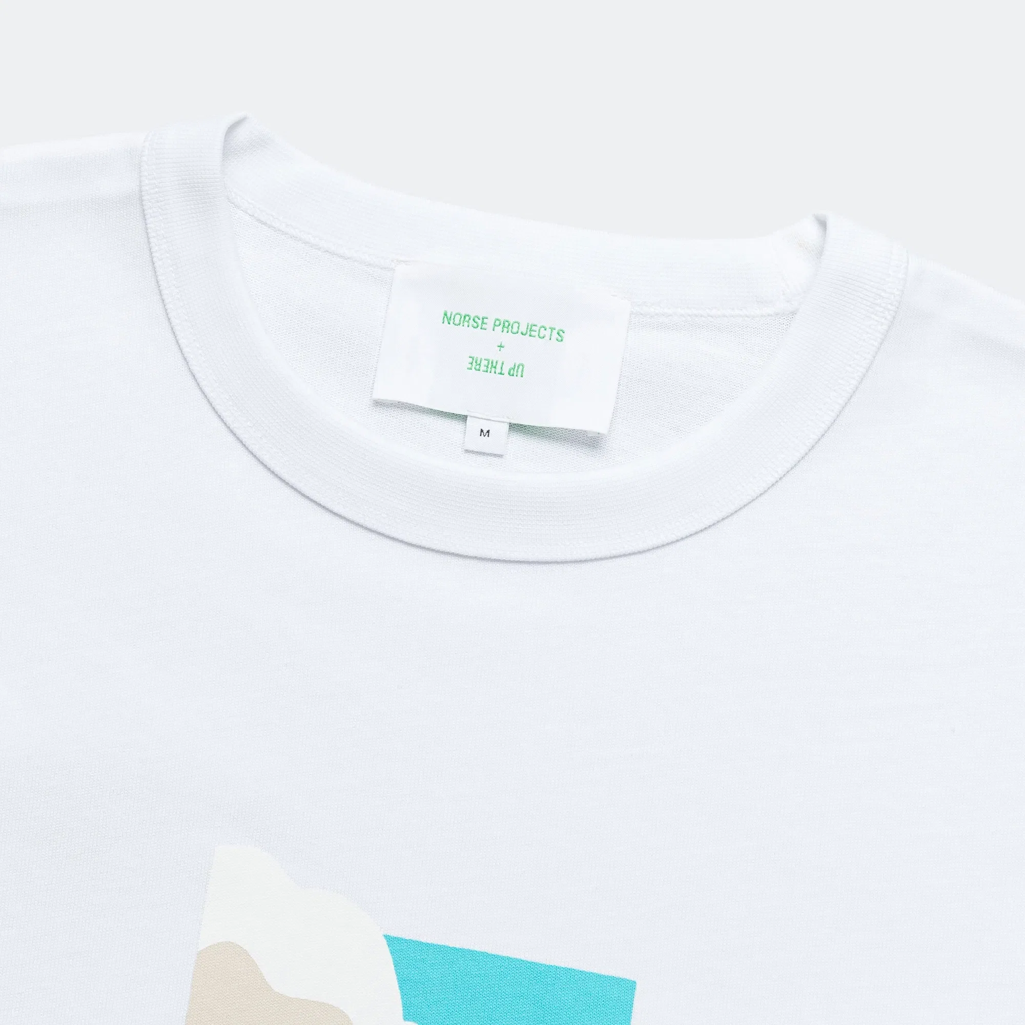 Norse Projects MCH Car Simon Heavy T-shirt x UP THERE - White