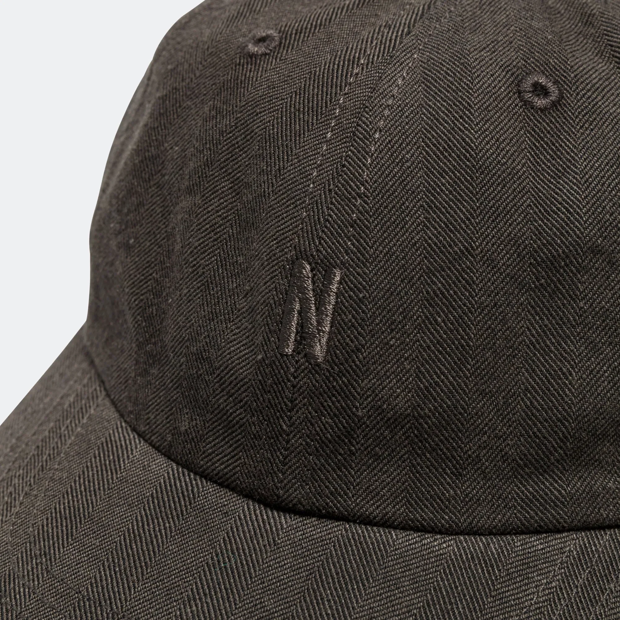 Norse Projects Herringbone 6-Panel Cap x UP THERE - Beech Green