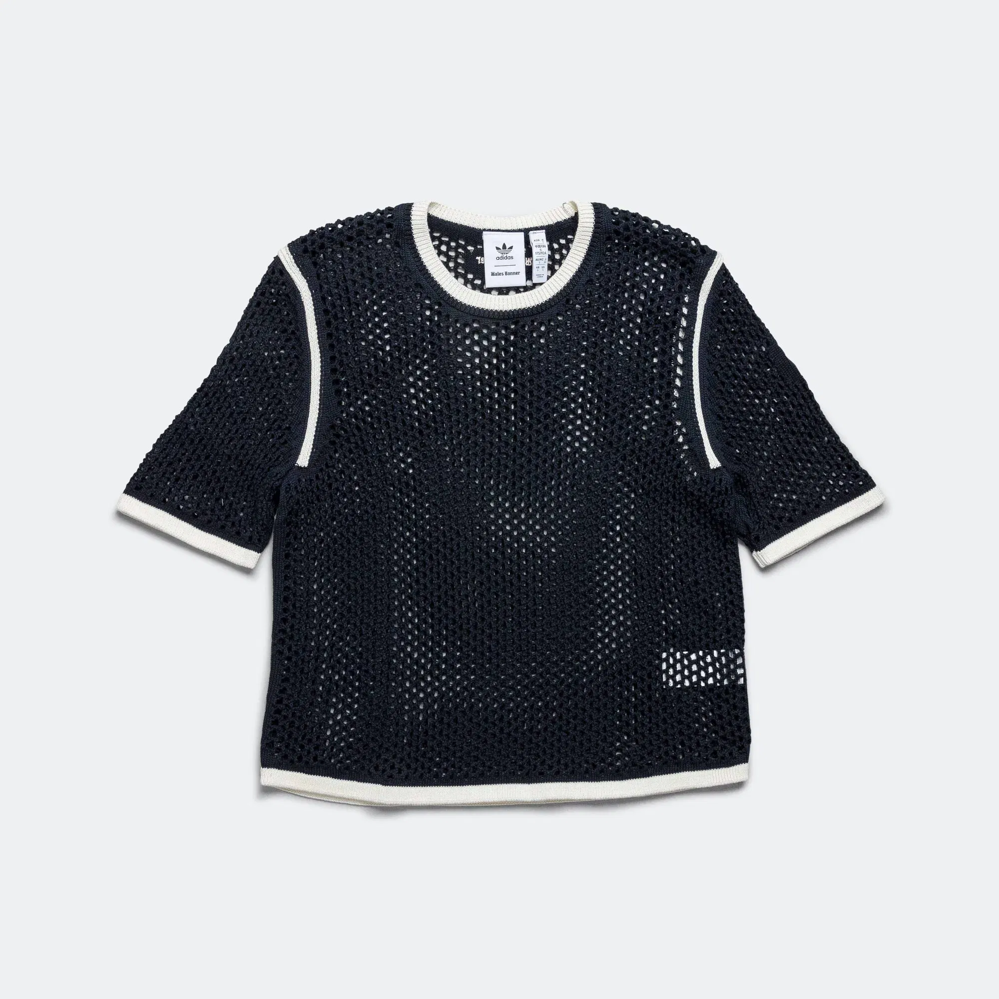 adidas Womens Knit Tee x Wales Bonner - Night Navy
