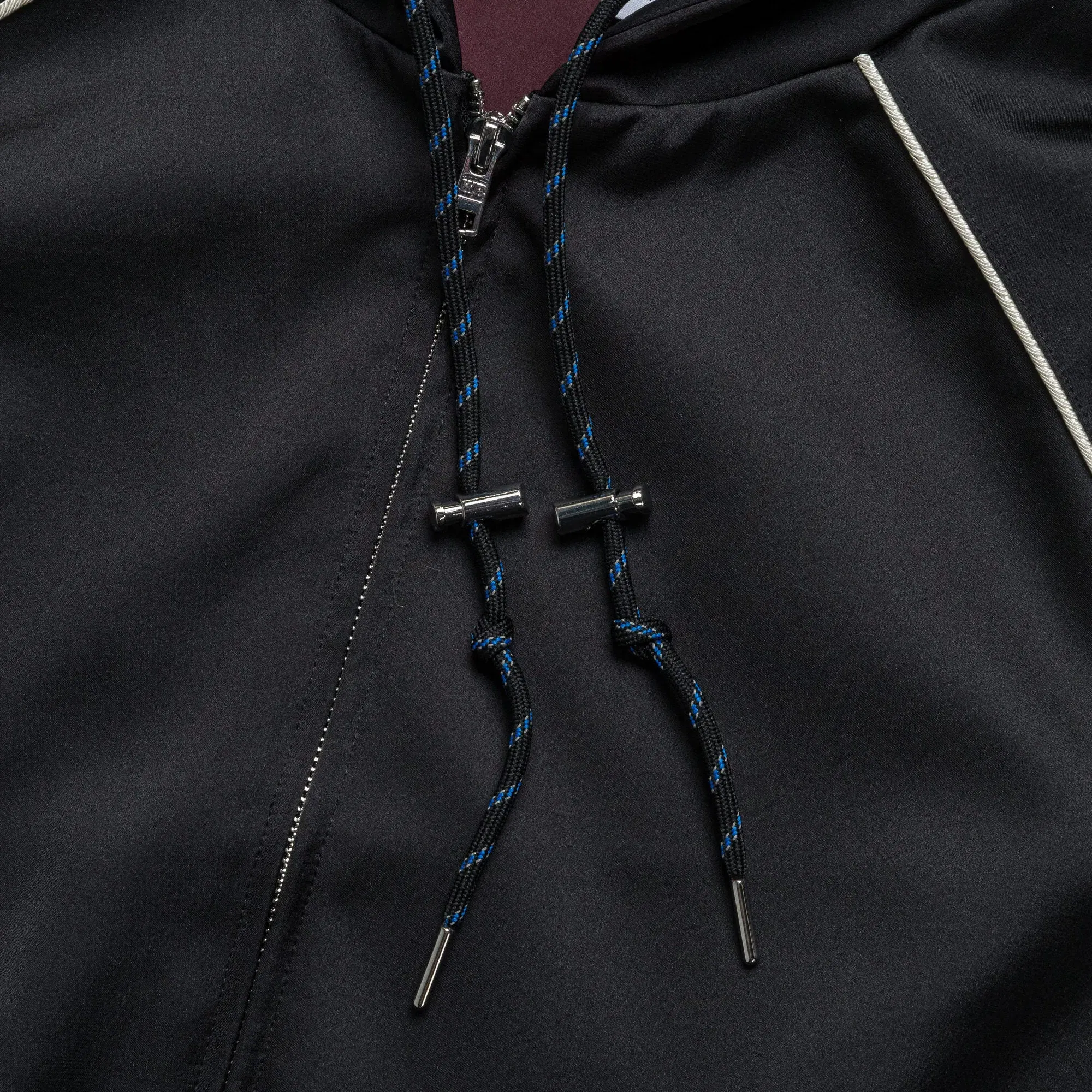 adidas Womens Satin Hoodie x Wales Bonner - Black