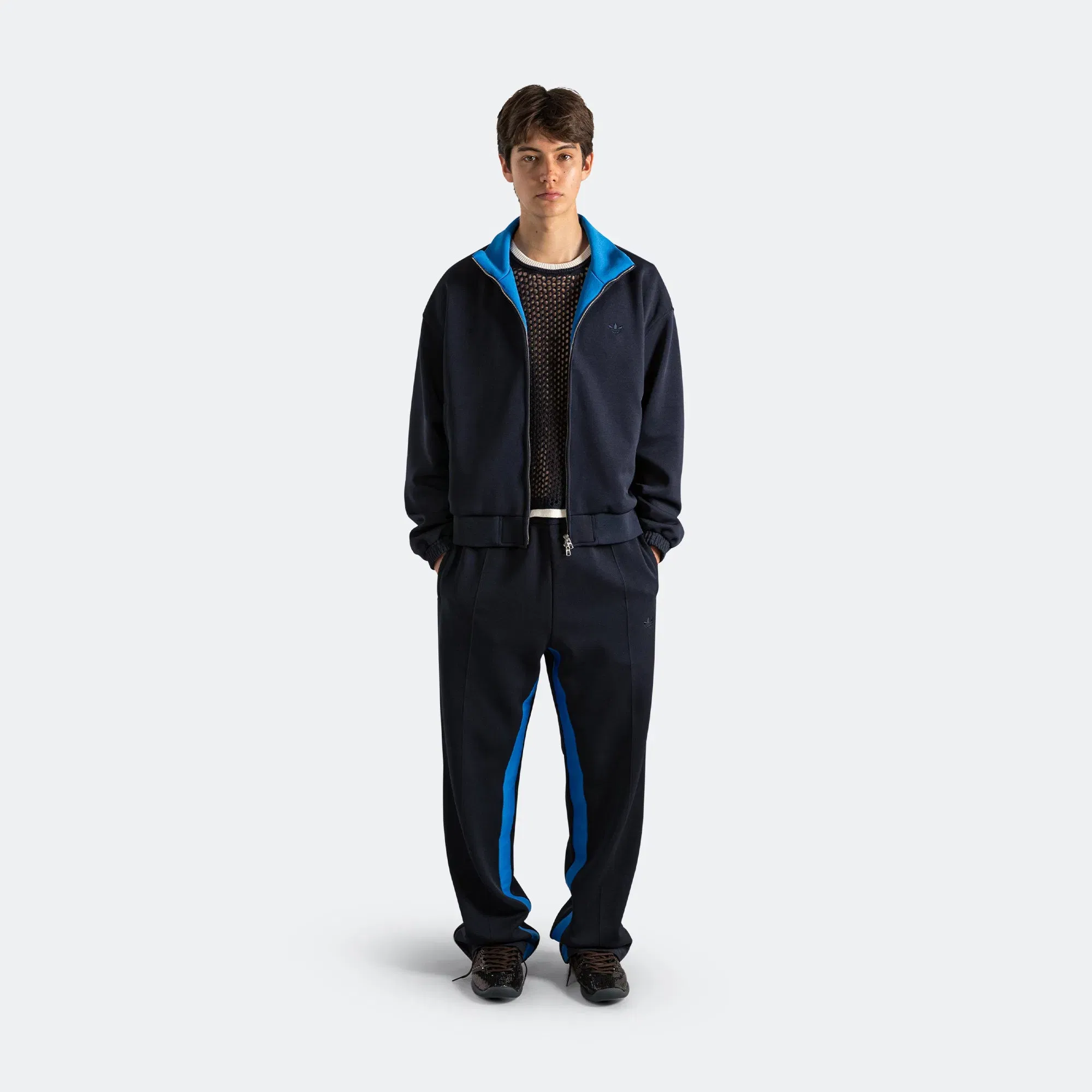 adidas Pique Track Pant x Wales Bonner - Night Navy