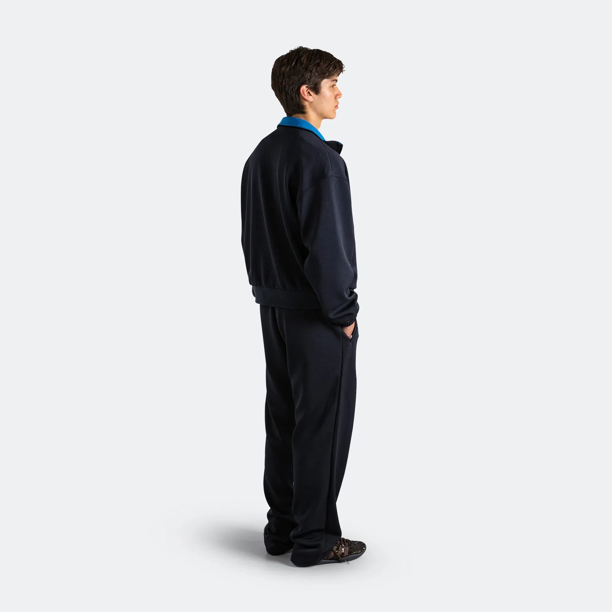 adidas Pique Track Pant x Wales Bonner - Night Navy